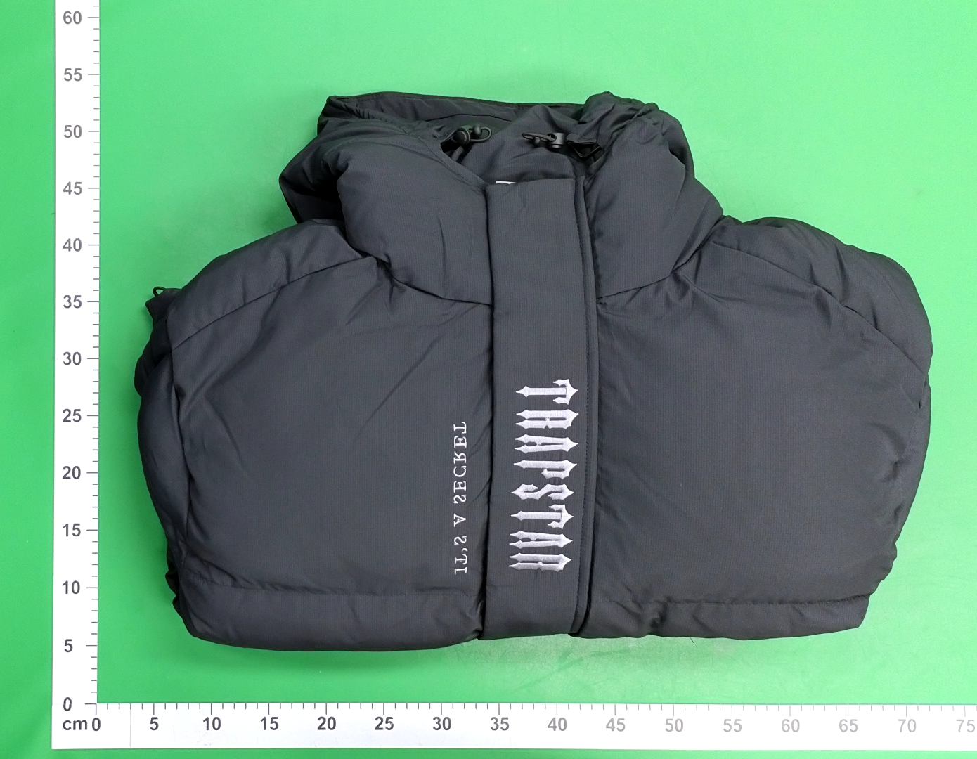 Black Down Puffer Jacket with Hood for Men