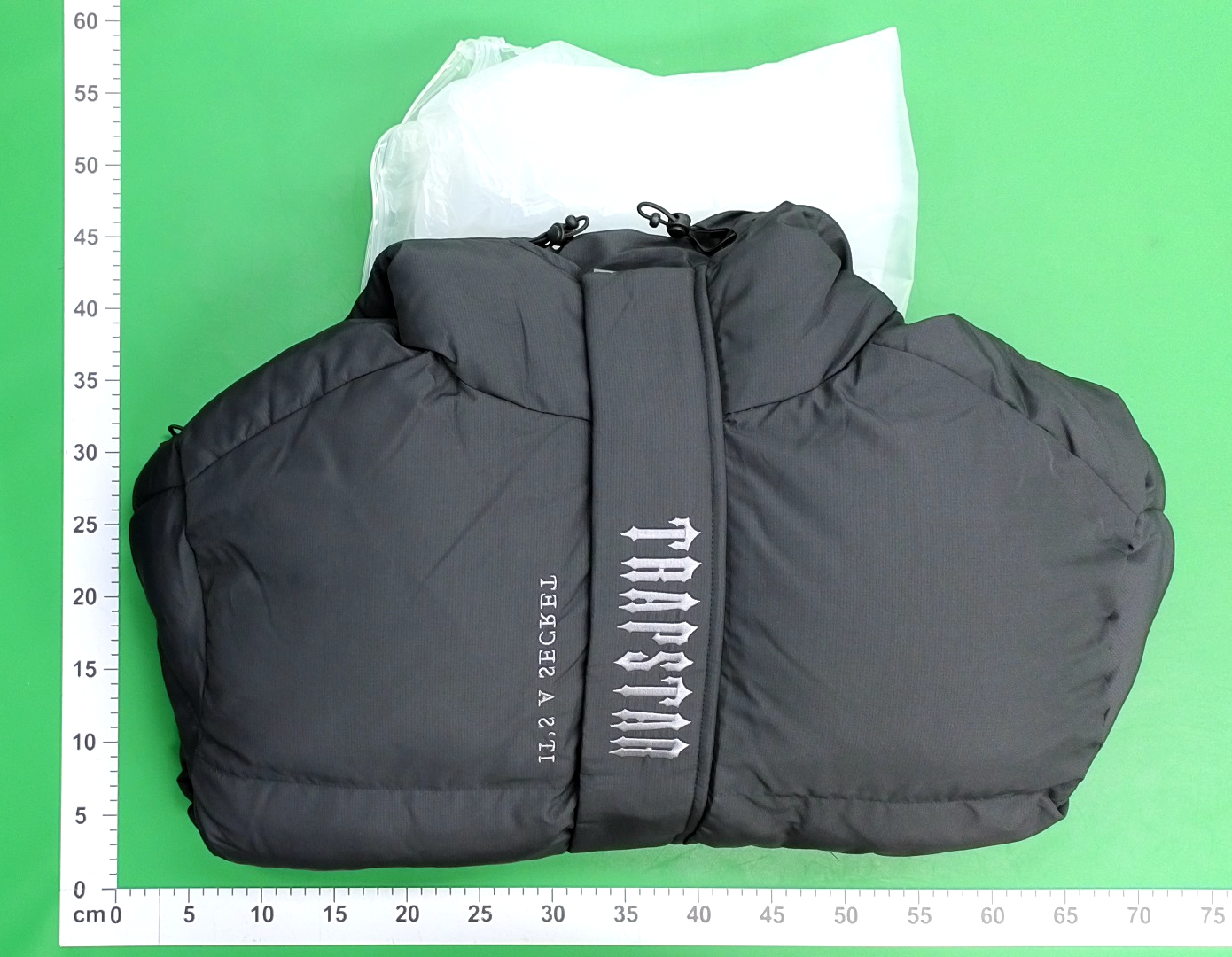 Black Down Puffer Jacket with Hood for Men