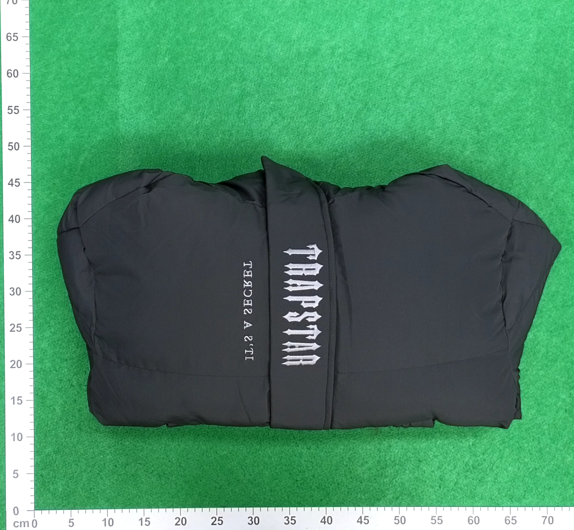Black Down Puffer Jacket with Hood for Men