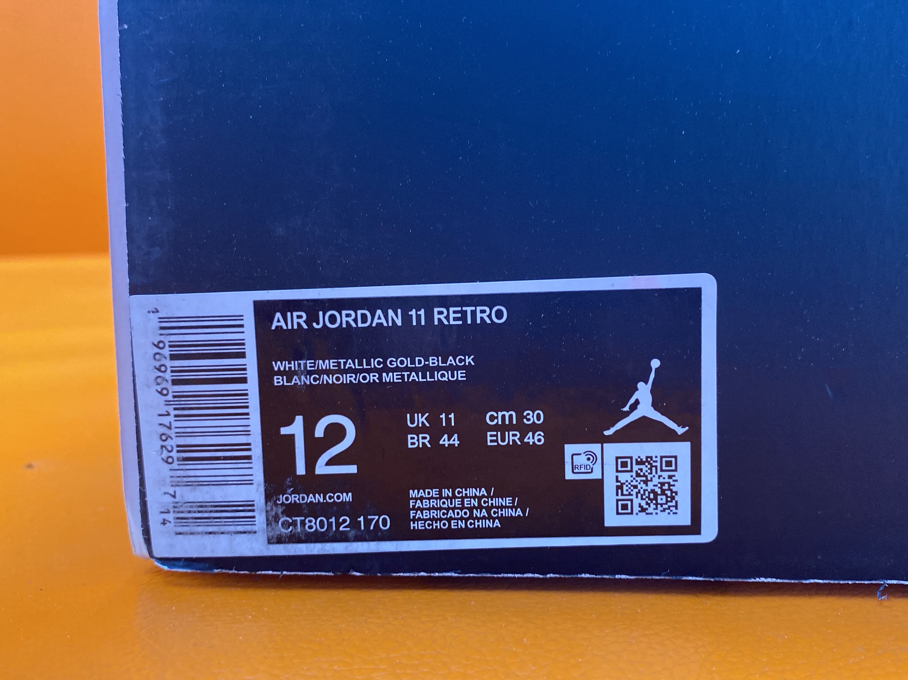 Air Jordan 11 Black Patent Leather Men's Basketball Shoes