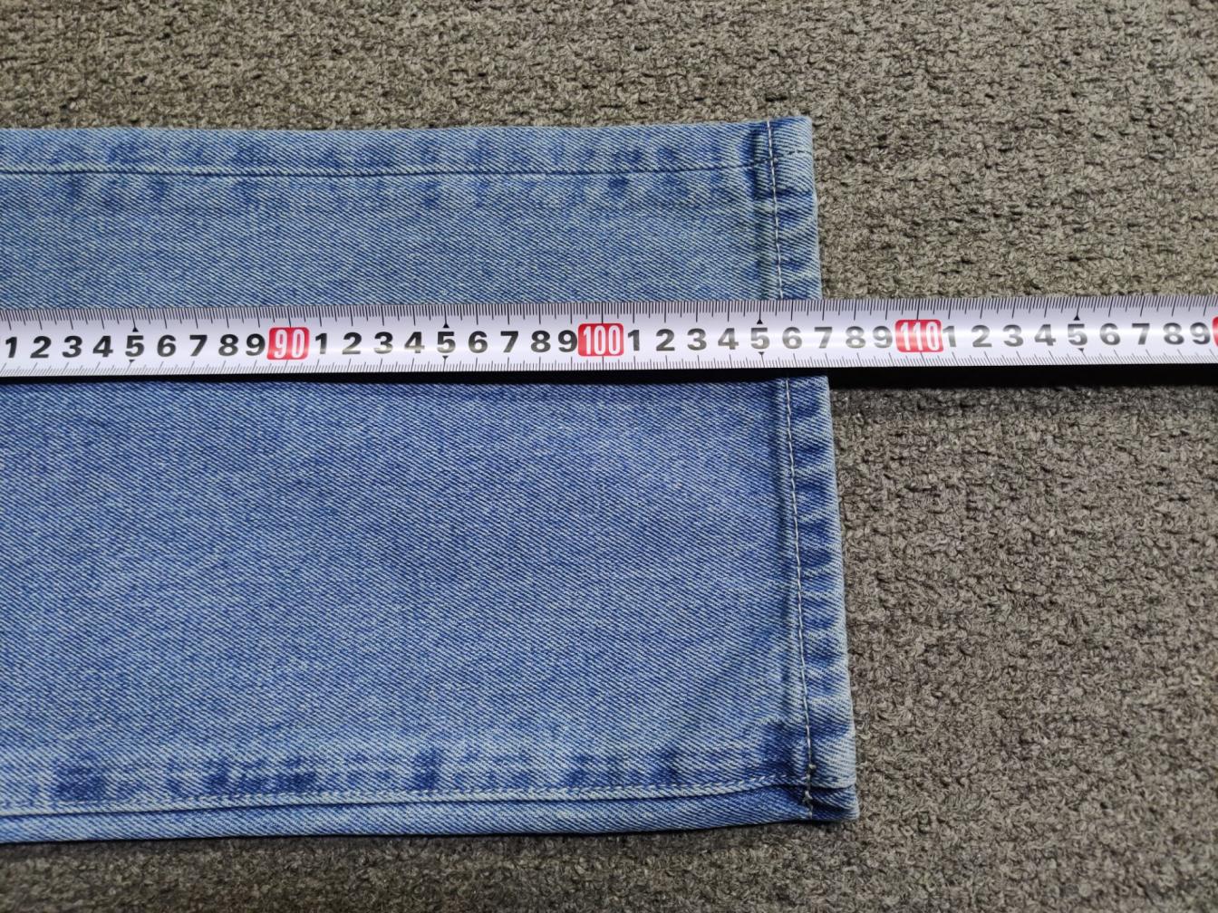 Light Blue Straight Fit Denim Jeans for Men
