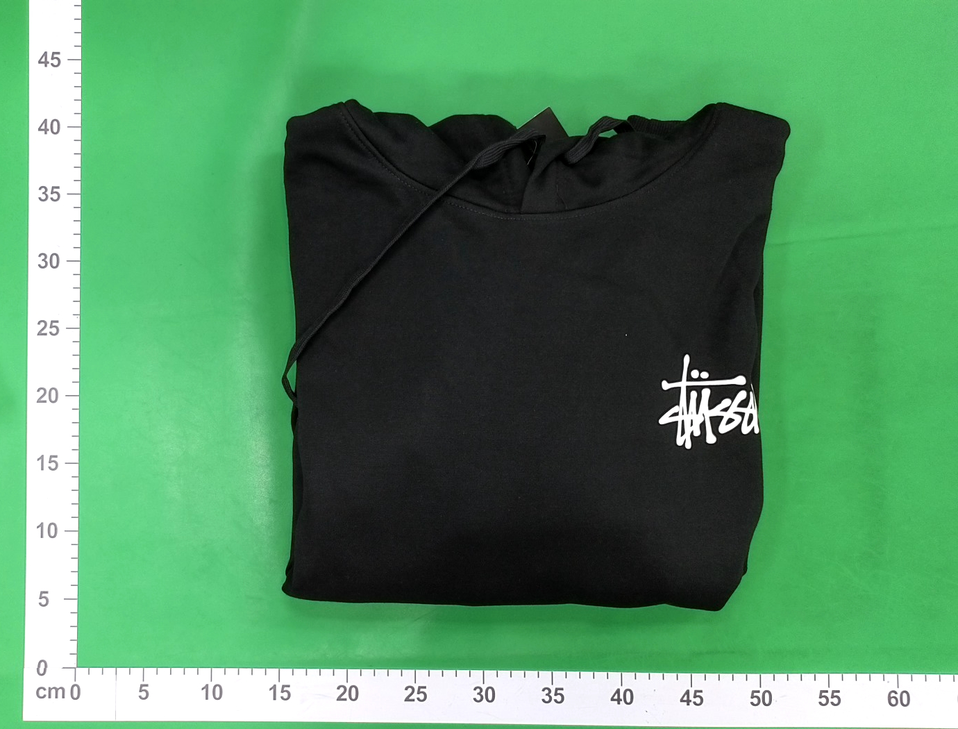Stussy Black Hoodie with White Logo - Stylish Streetwear