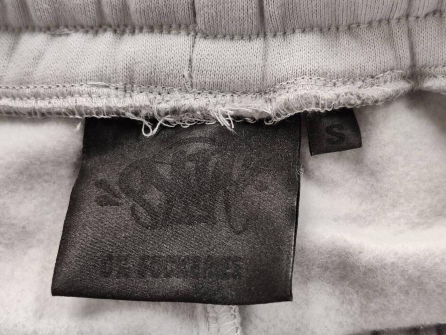 Cozy Gray Hoodie & Sweatpants Set with Pink Drawstrings
