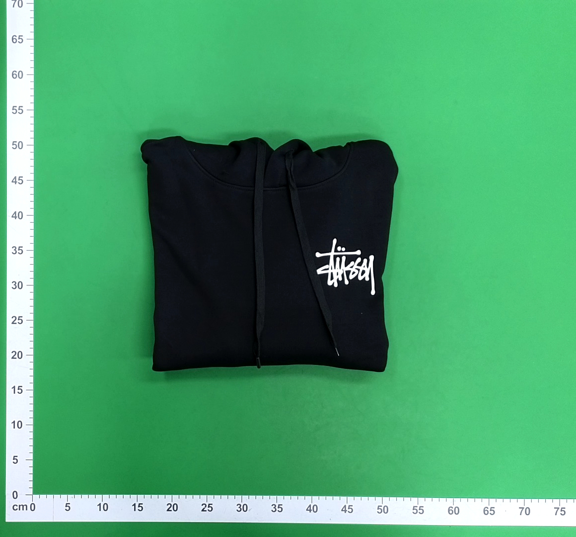 Stussy Red Hoodie with White Logo Back Print