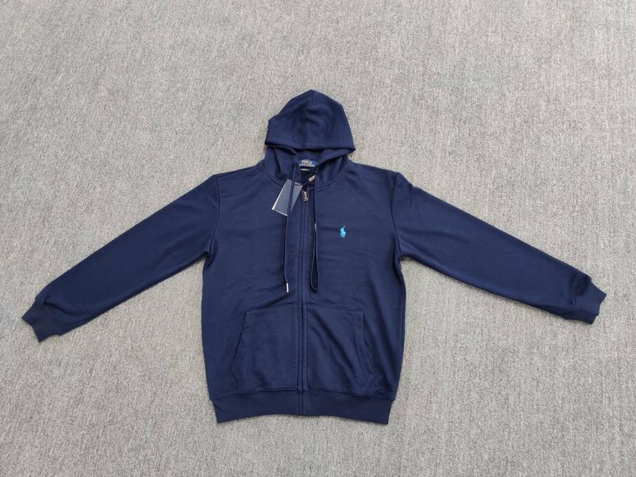 Polo Ralph Lauren Men's Zip-Up Hoodie Gray Sweatshirt