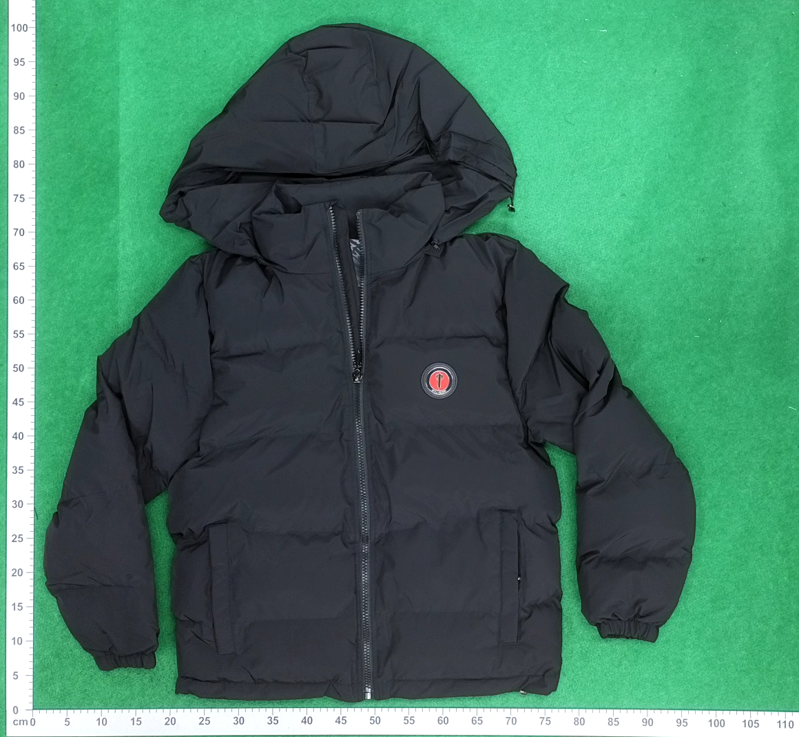 Black Puffer Jacket with Hood