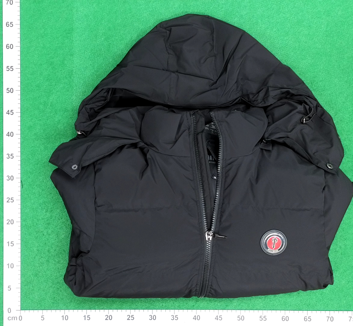 Black Puffer Jacket with Hood