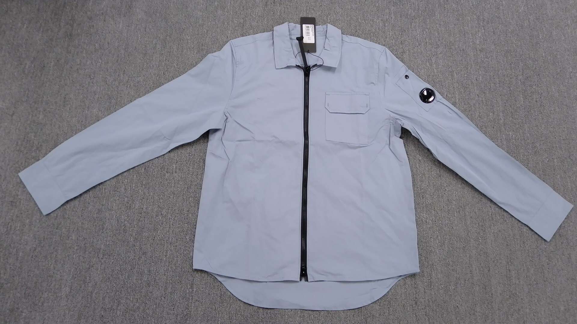 Light Blue Workwear Jacket for Men - Stylish & Durable