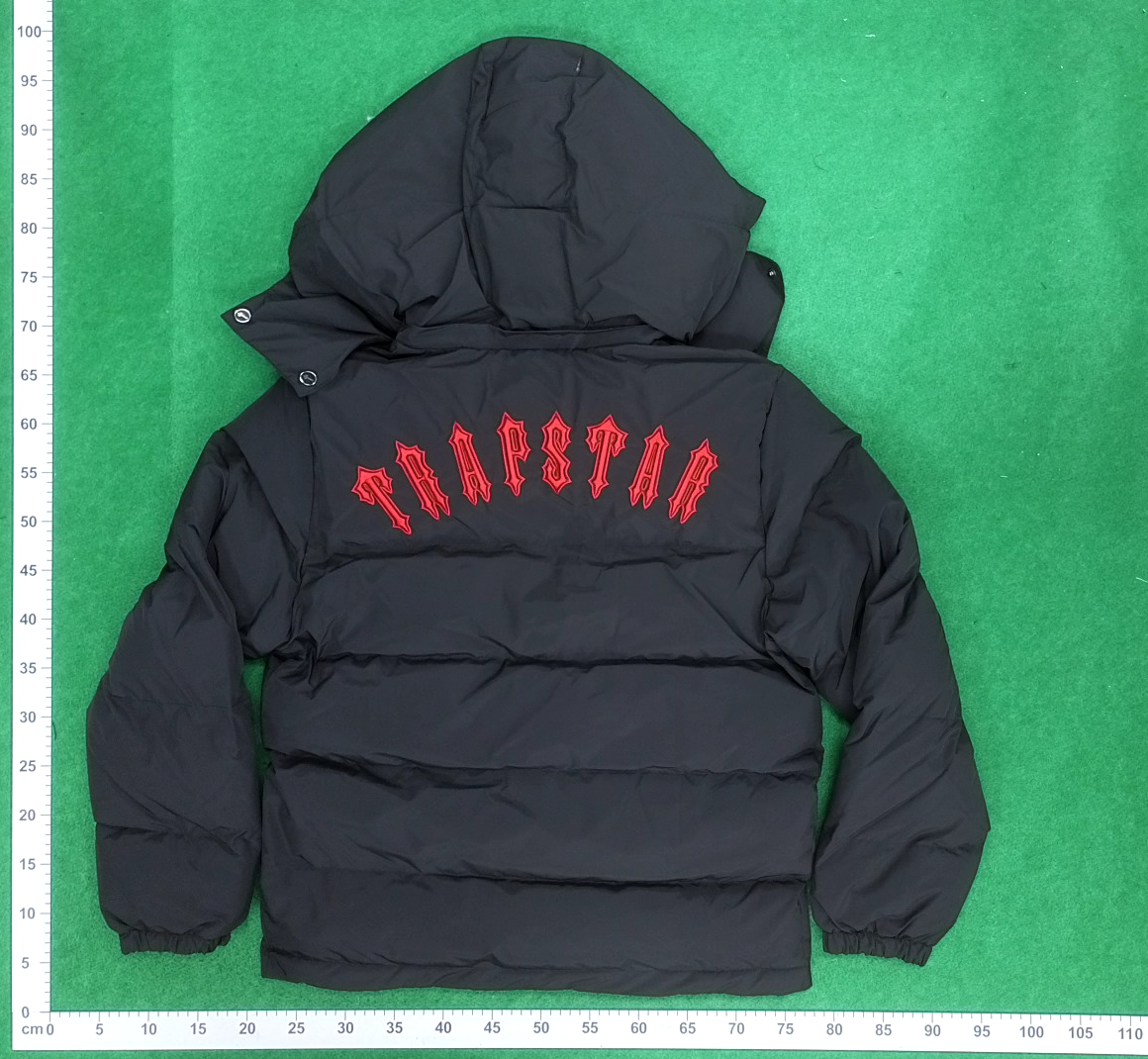 Black Puffer Jacket with Hood