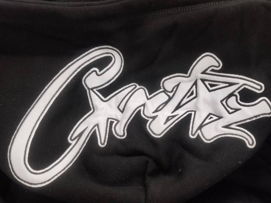 G-Star Logo Hoodie - Black and Cream Sweatshirts
