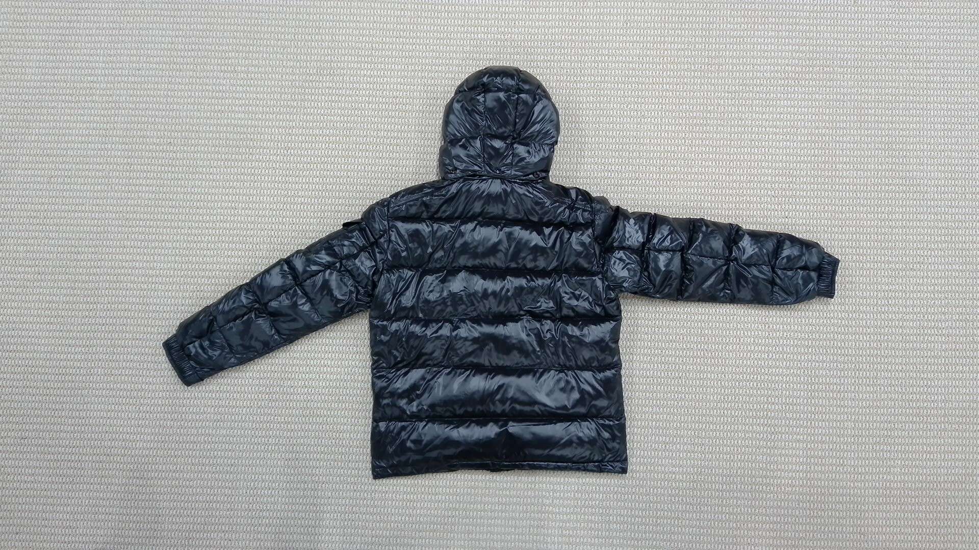 Moncler Black Puffer Jacket with Hood