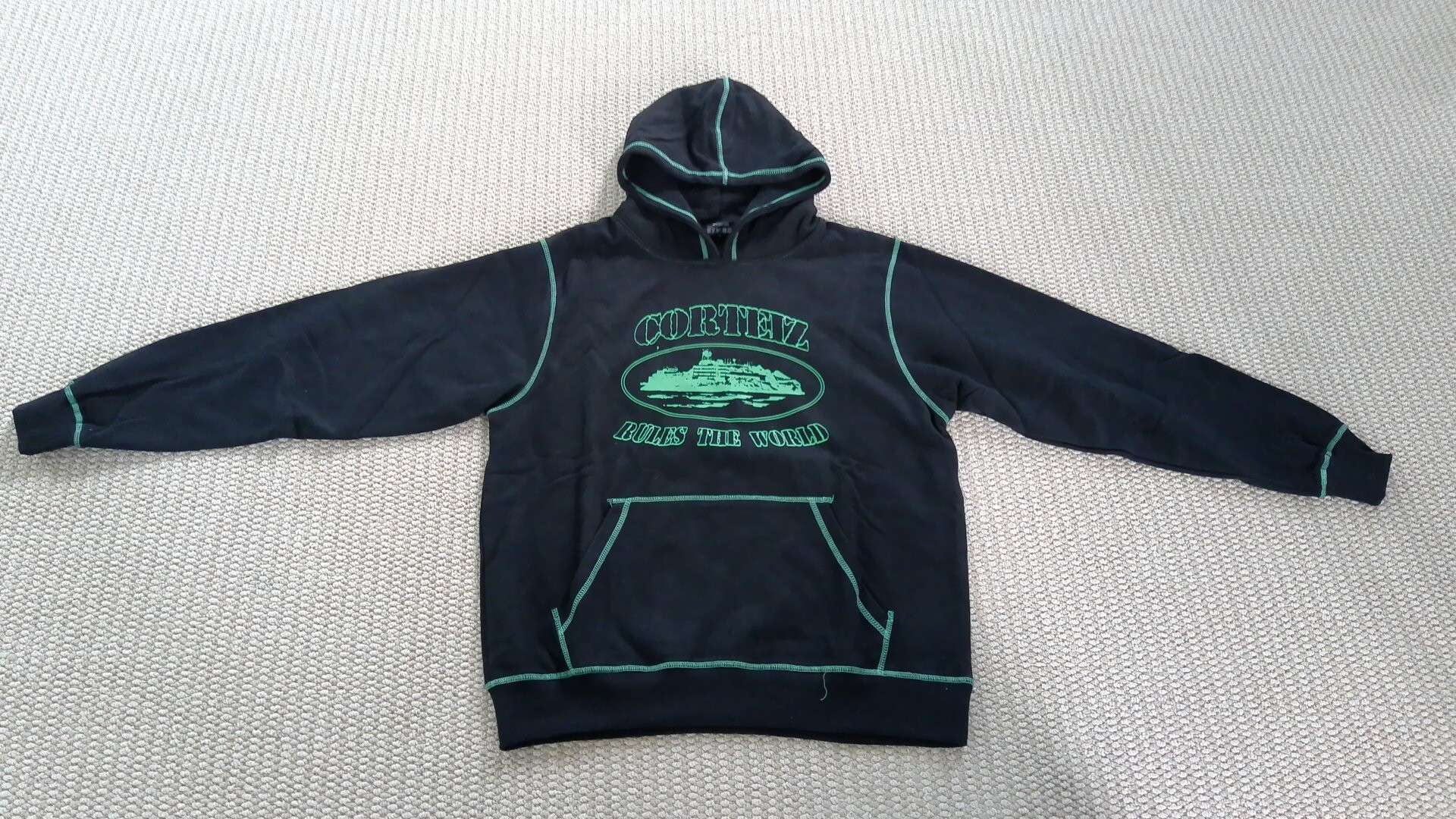 Hoodie - Black Hooded Sweatshirt