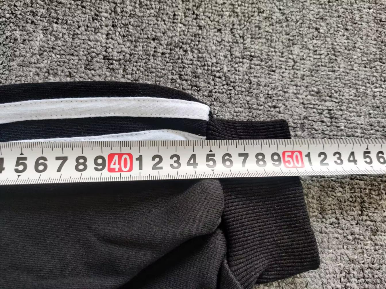 Adidas Black Hooded Track Jacket with White Stripes