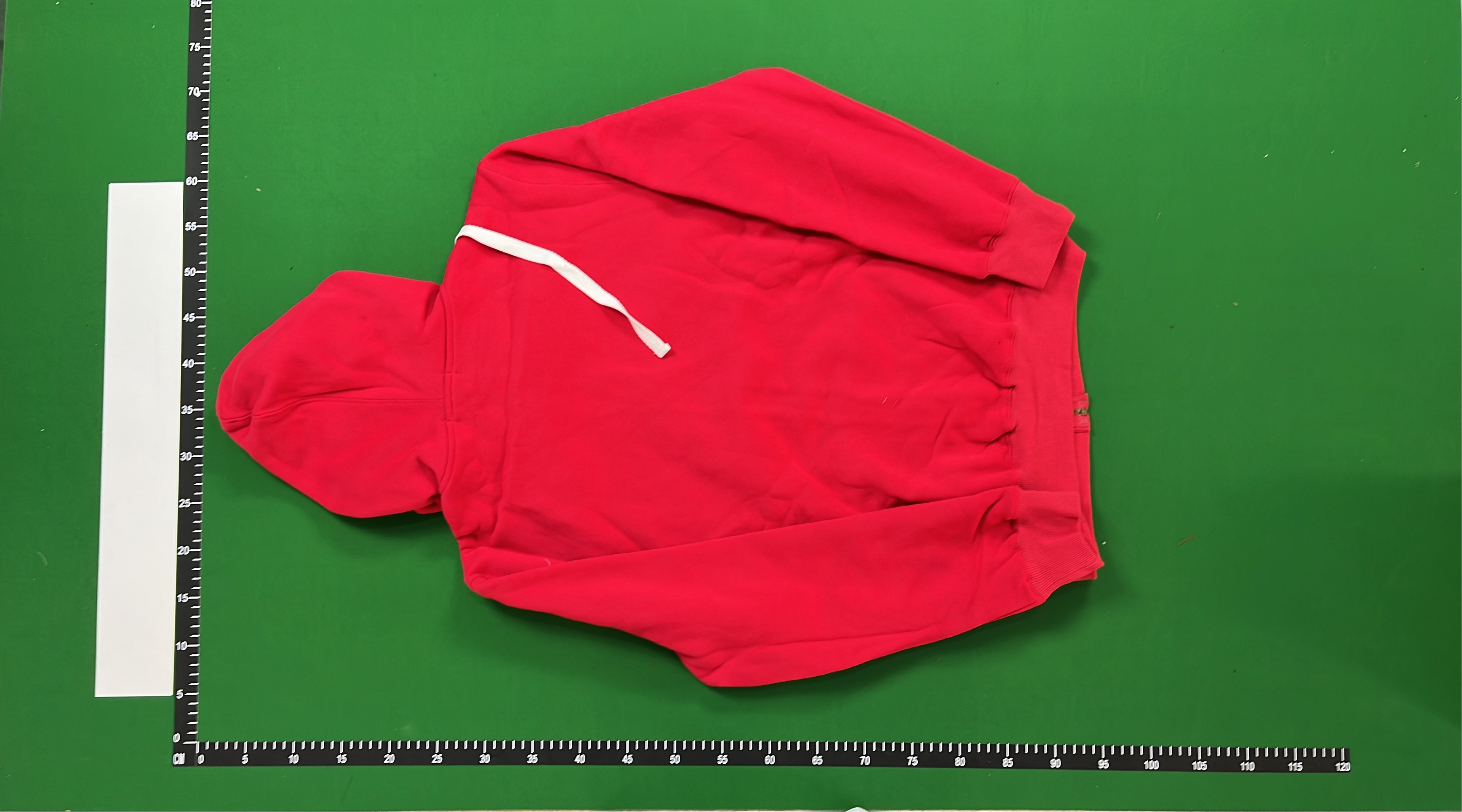 White Zip-Up Hoodie with Pony Logo - Men's Sweatshirt