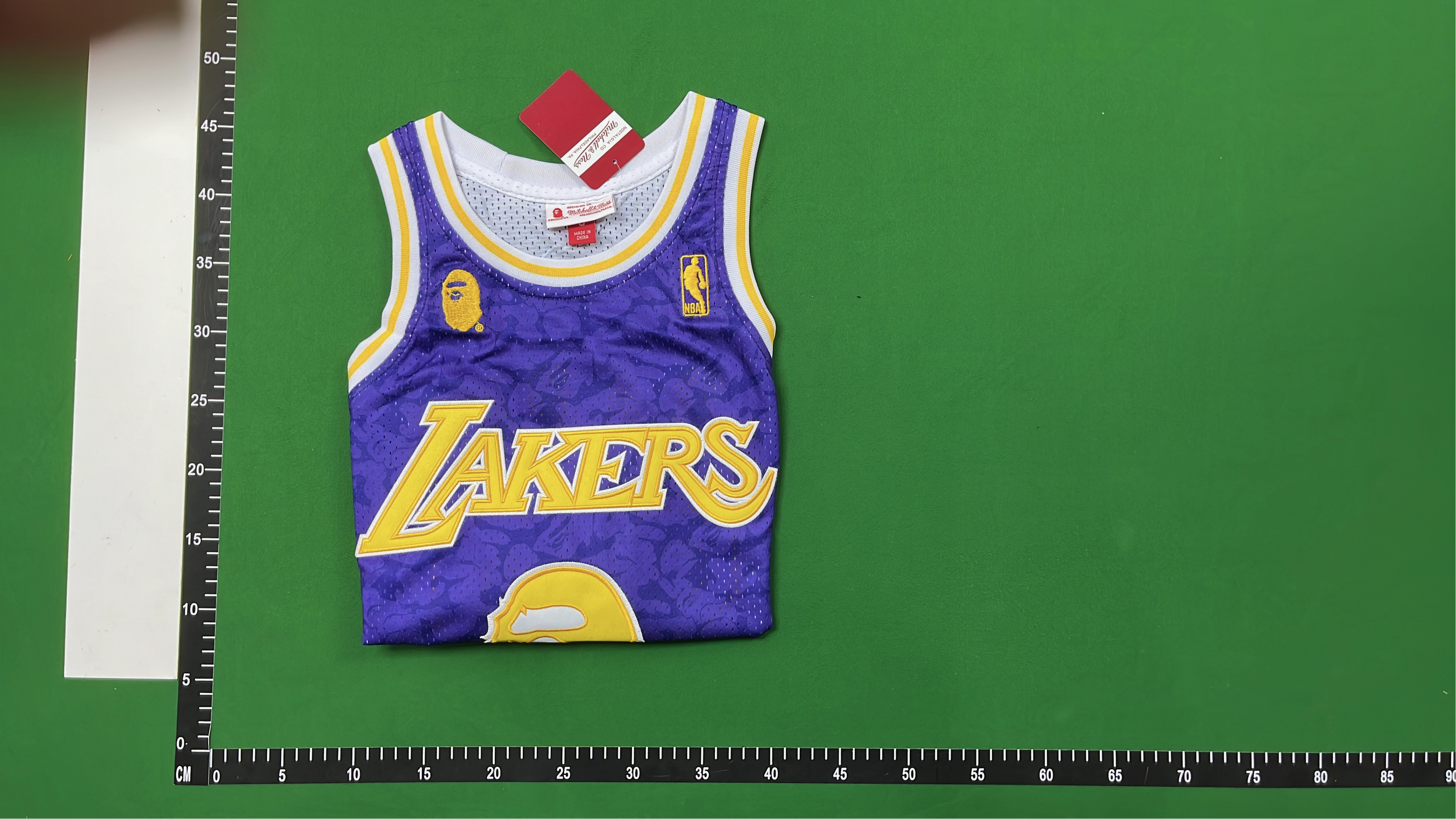 BAPE x Lakers NBA Jersey 93 Purple Edition