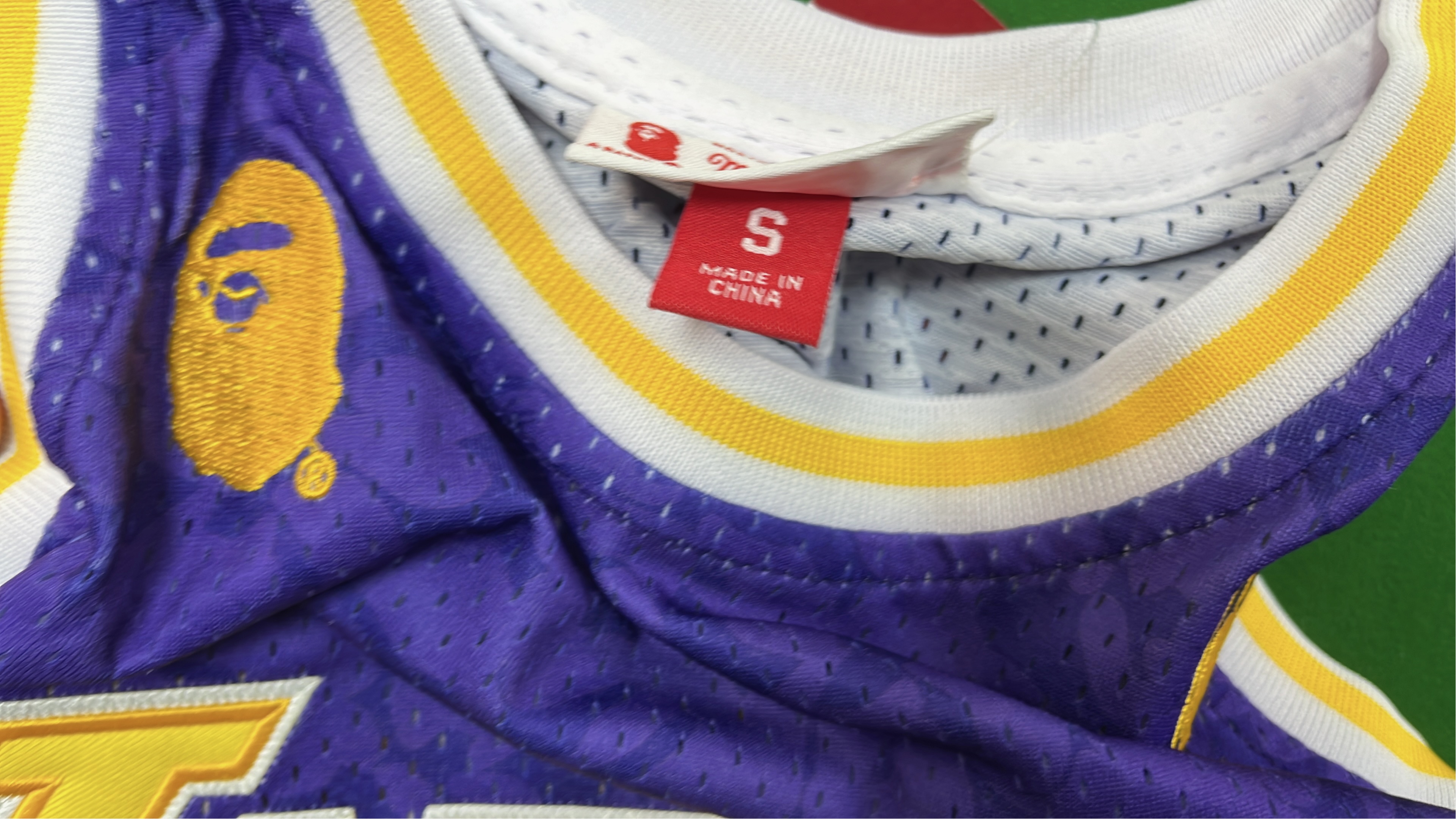 BAPE x Lakers NBA Jersey 93 Purple Edition