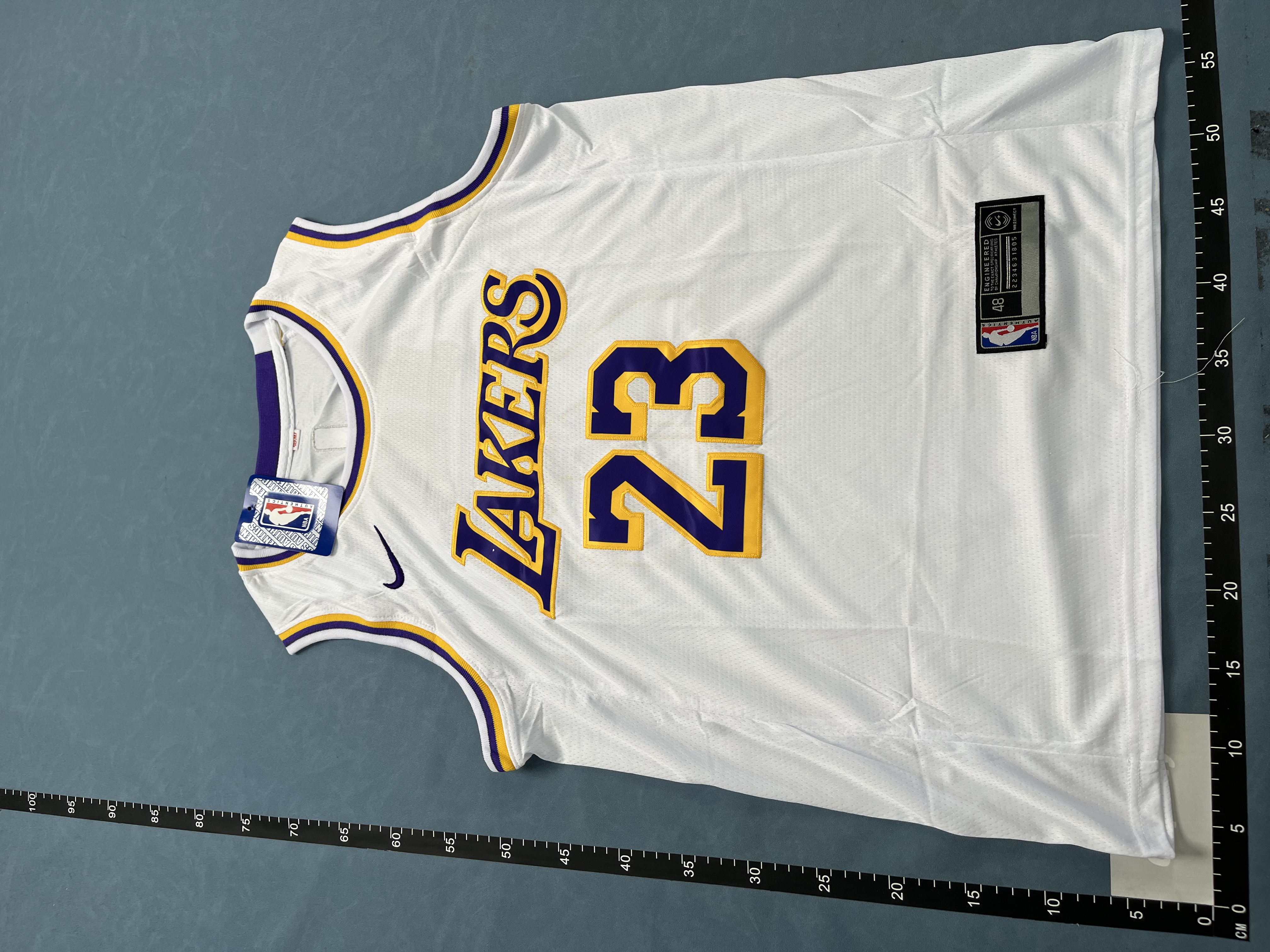 LeBron James Lakers Jersey - White #23 NBA Basketball Jersey