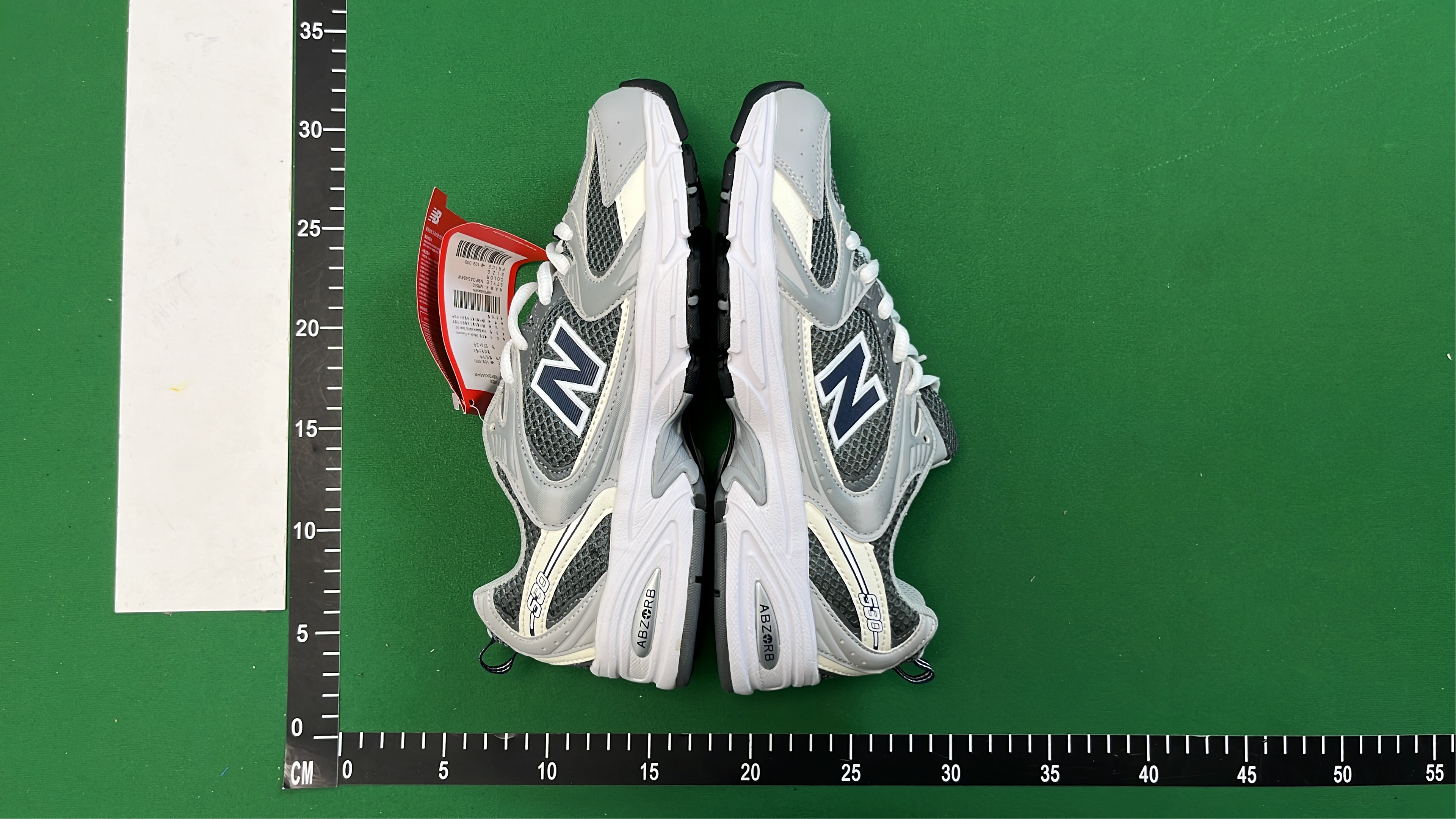 New Balance 530 White Blue Mesh Sneakers