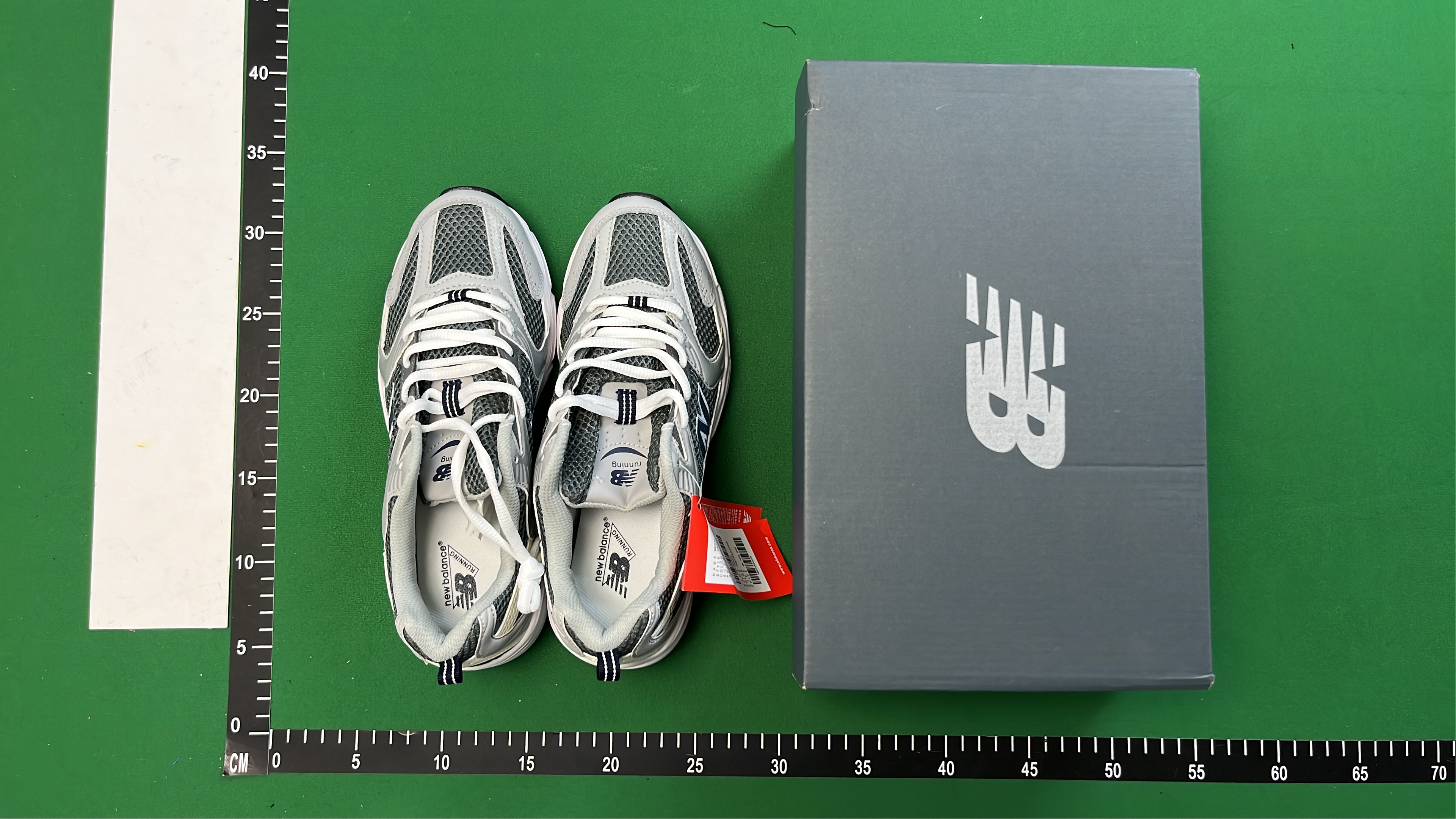 New Balance 530 White Blue Mesh Sneakers