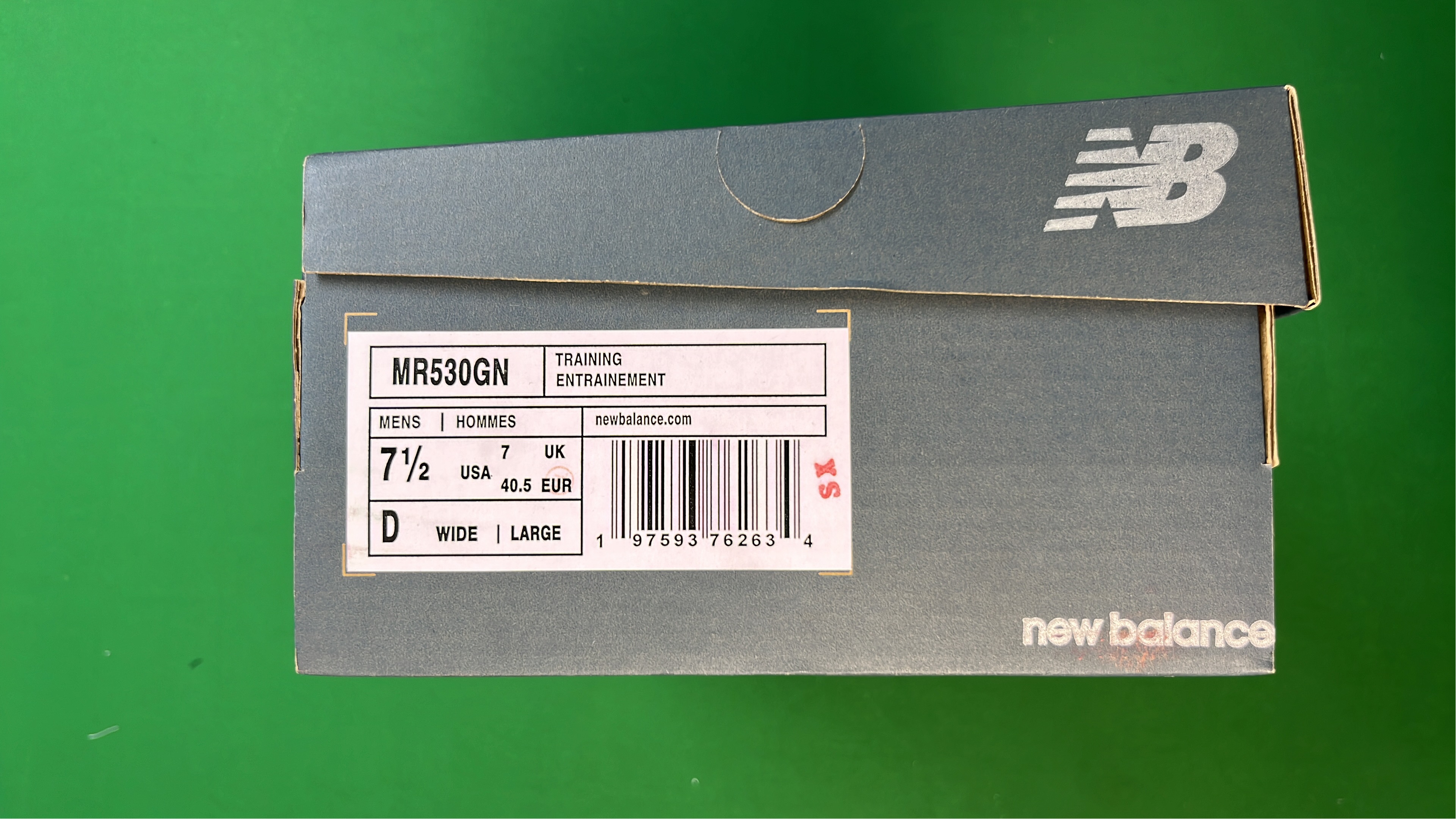 New Balance 530 White Blue Mesh Sneakers