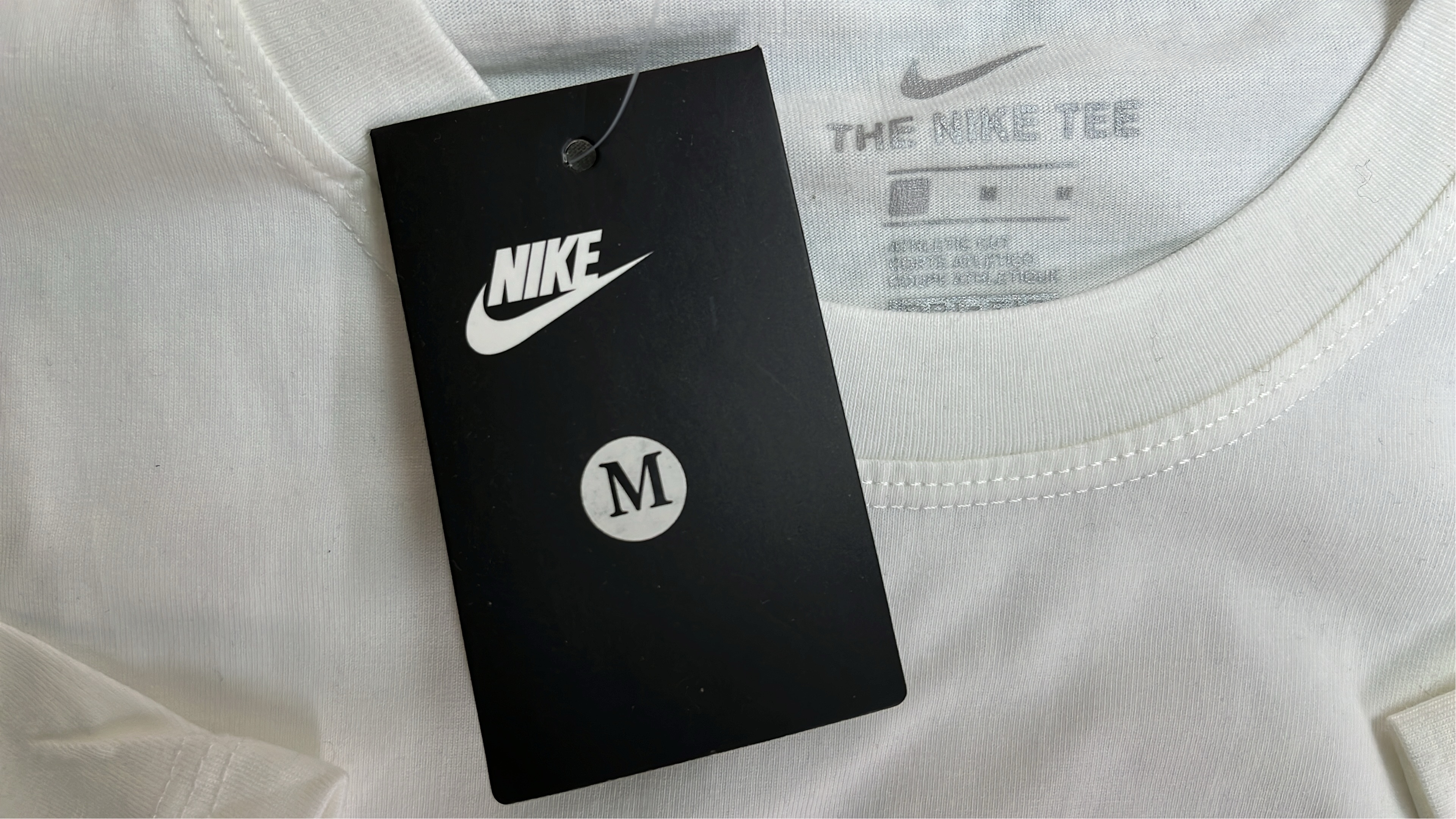 Nike White T-Shirt with Logo Print