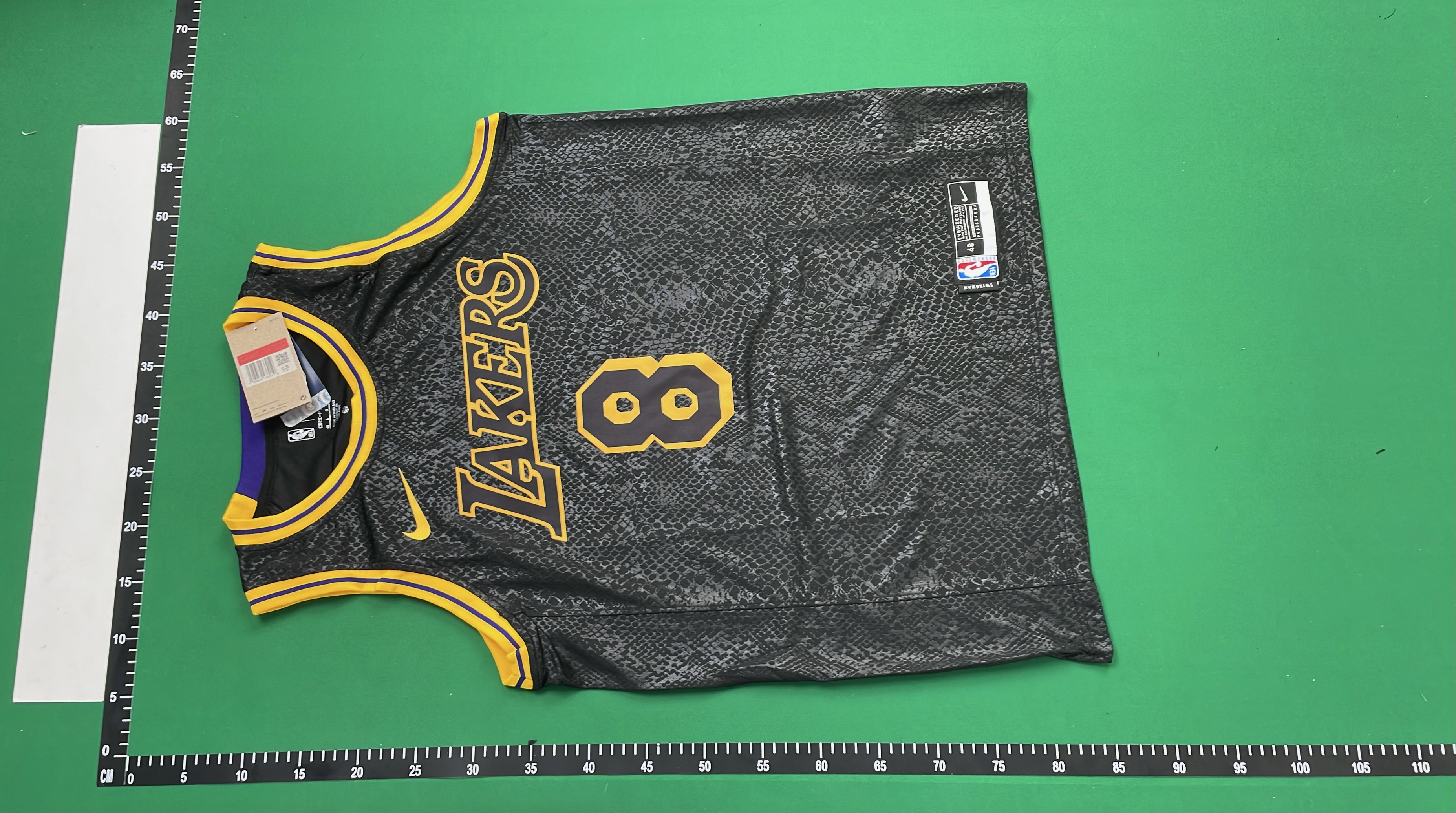 Kobe Bryant Lakers Black Jersey 24 & 8 Number Swingman