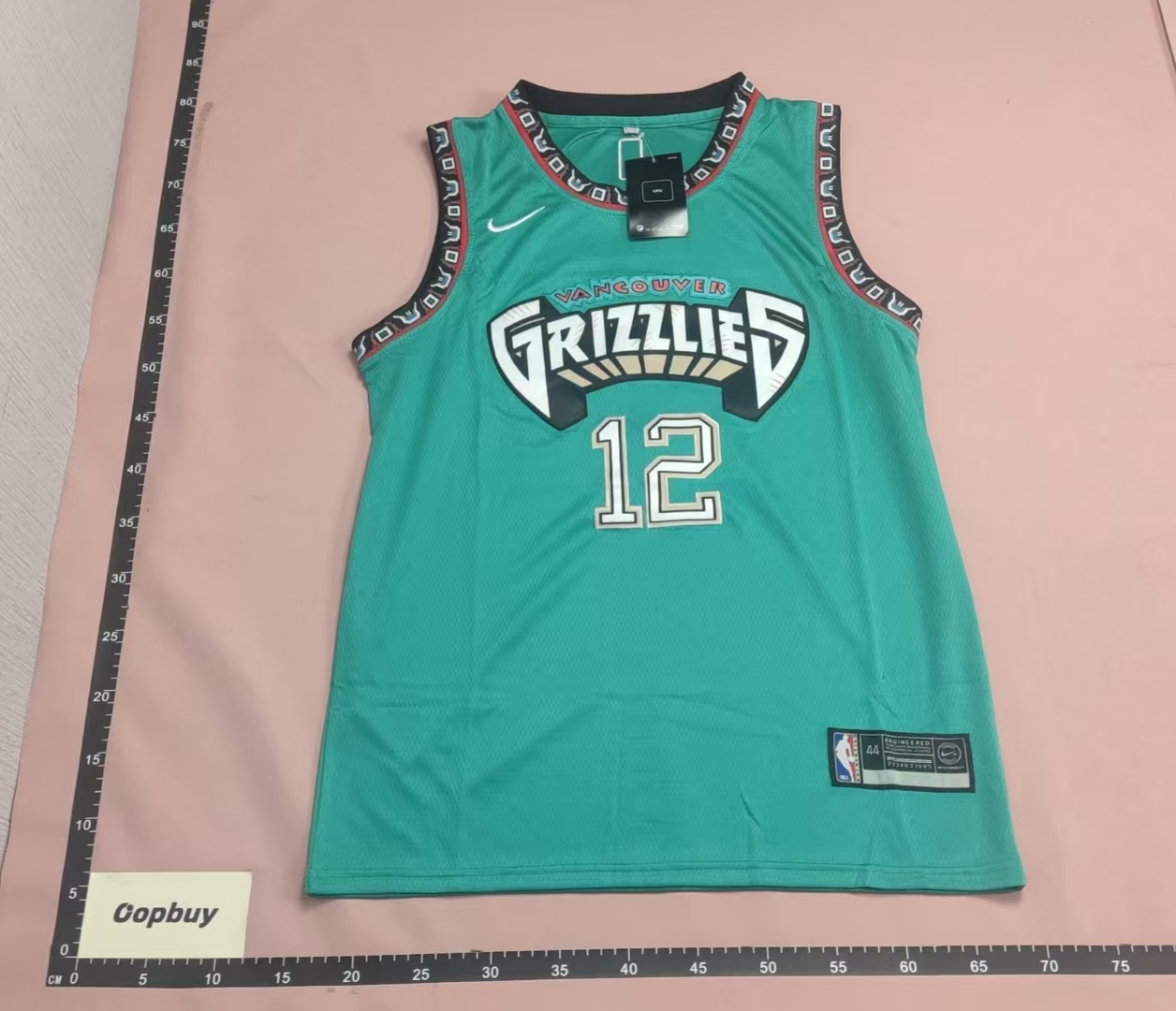 Vancouver Grizzlies Jersey 12