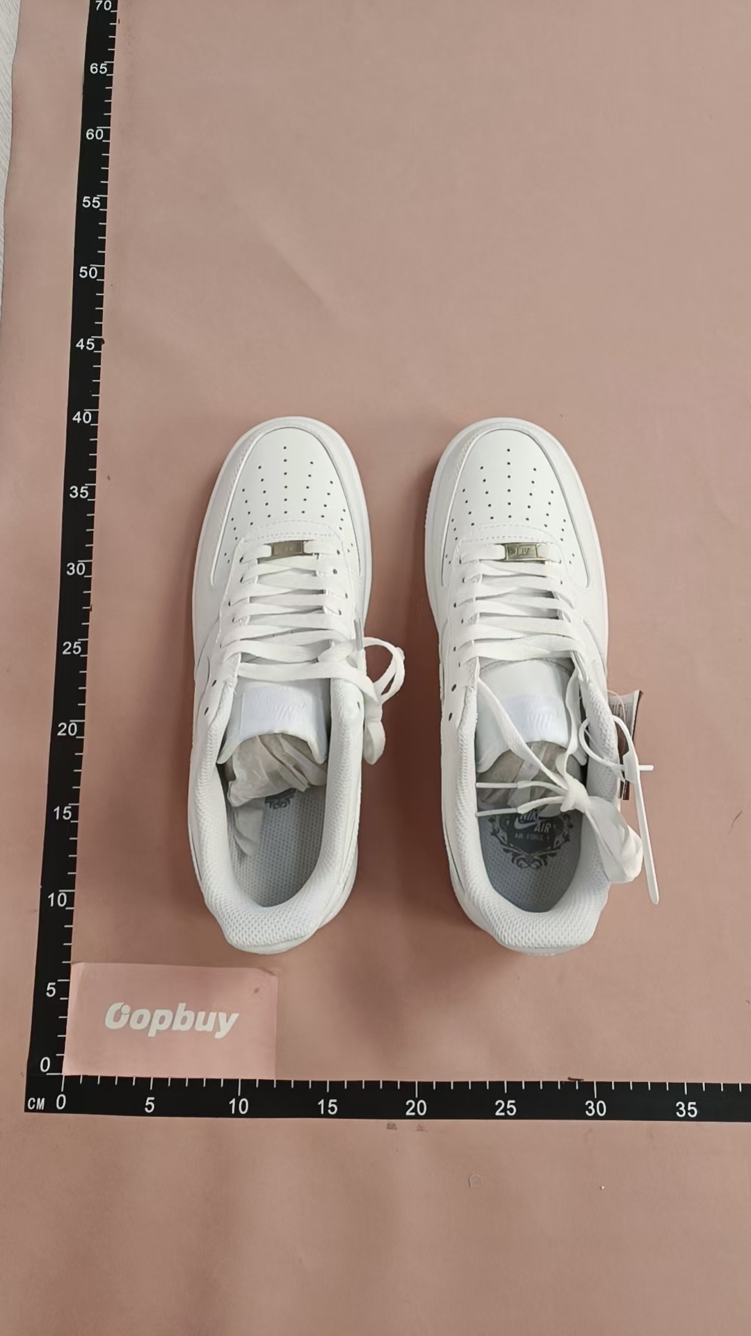 Nike Air Force 1 White Low Top Sneakers