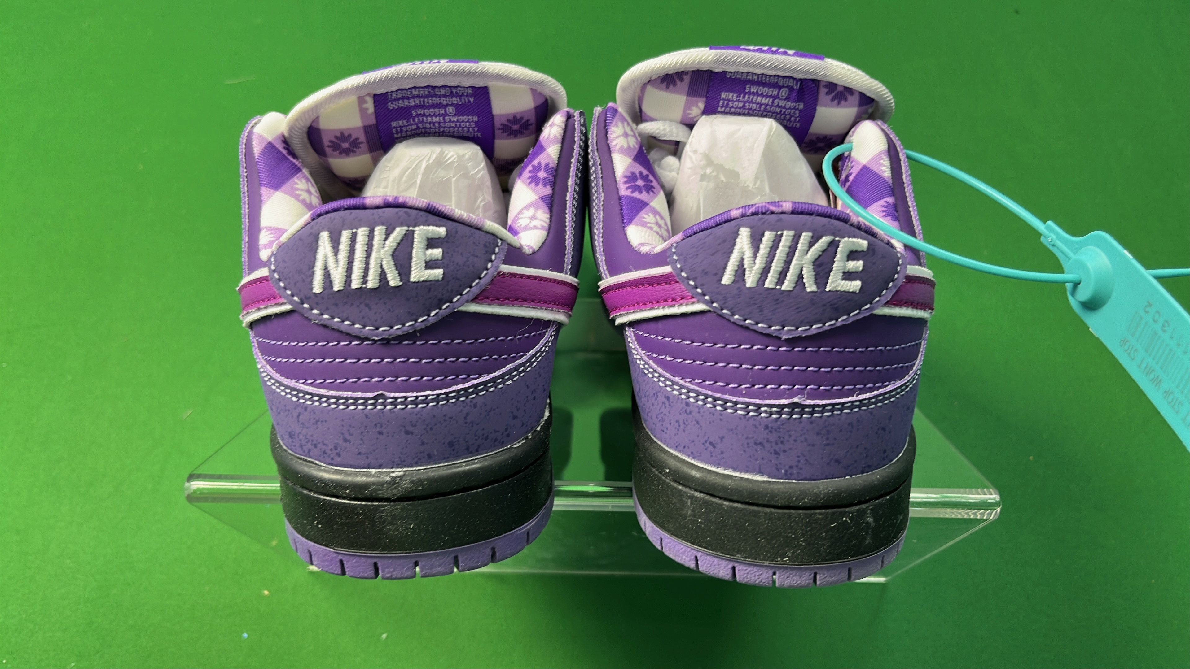 Nike Dunk Low Purple Suede Sneakers