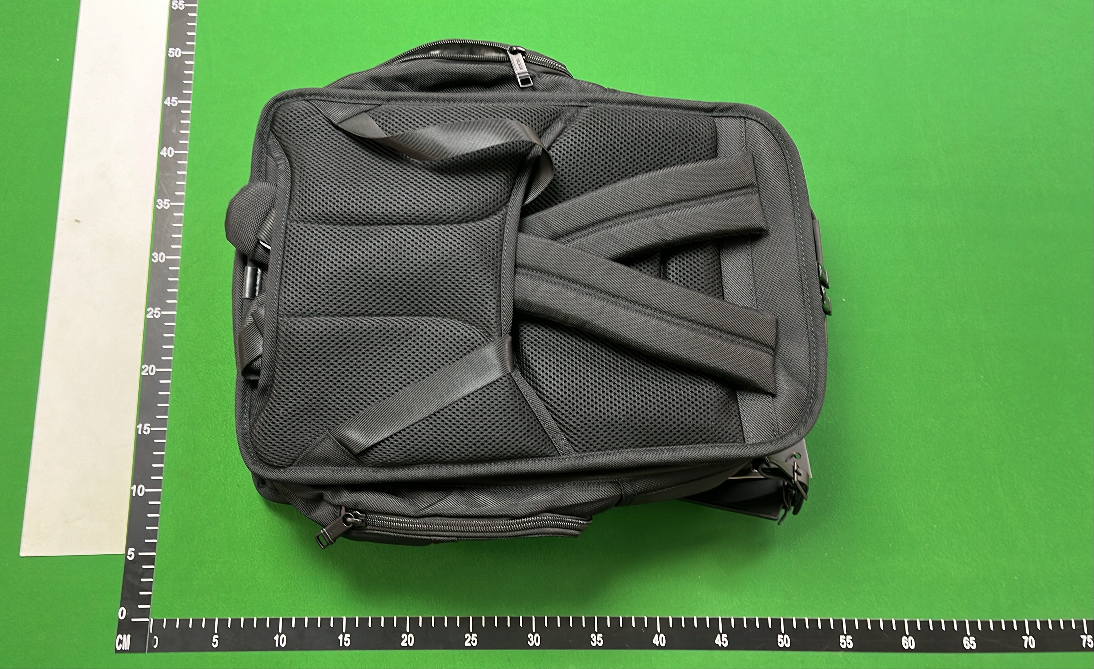 TUMI Black Business Backpack for Men with Multiple Compartments