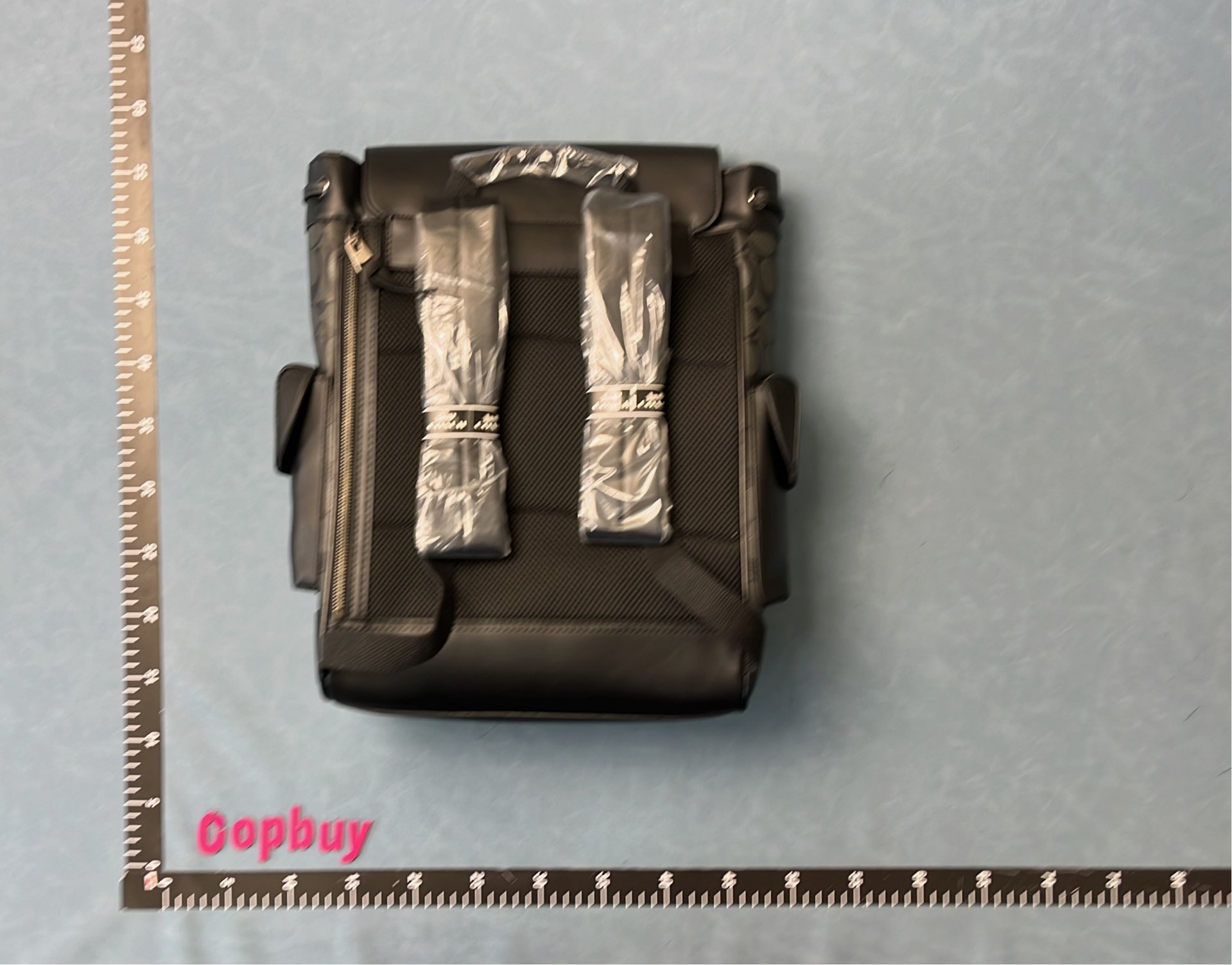 COACH Signature Backpack in Black and Gray