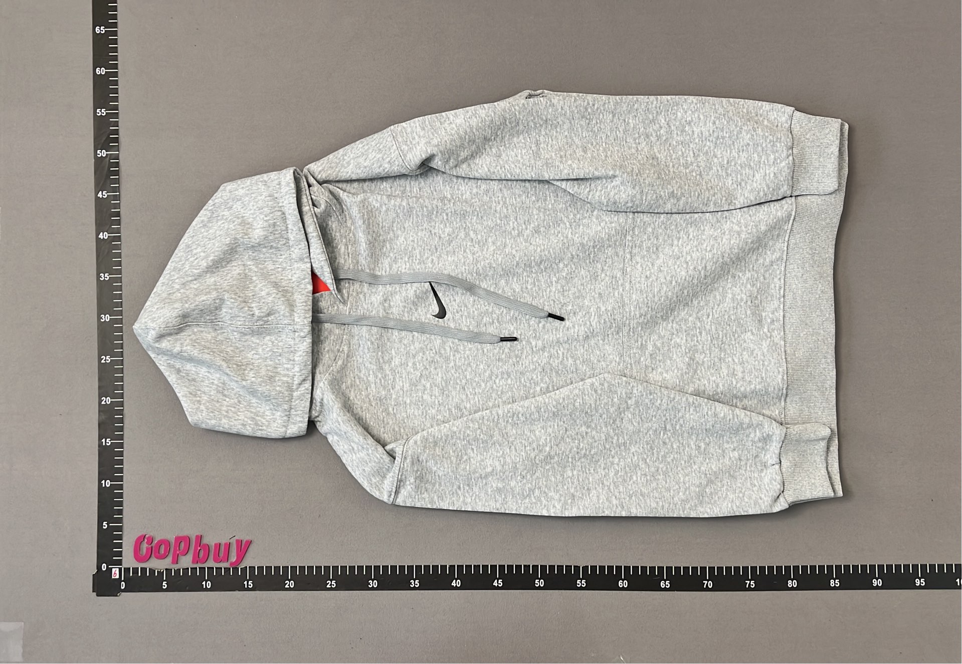 Gray Nike Hoodie with Embroidered Logo - Women's Casual Sweatshirt