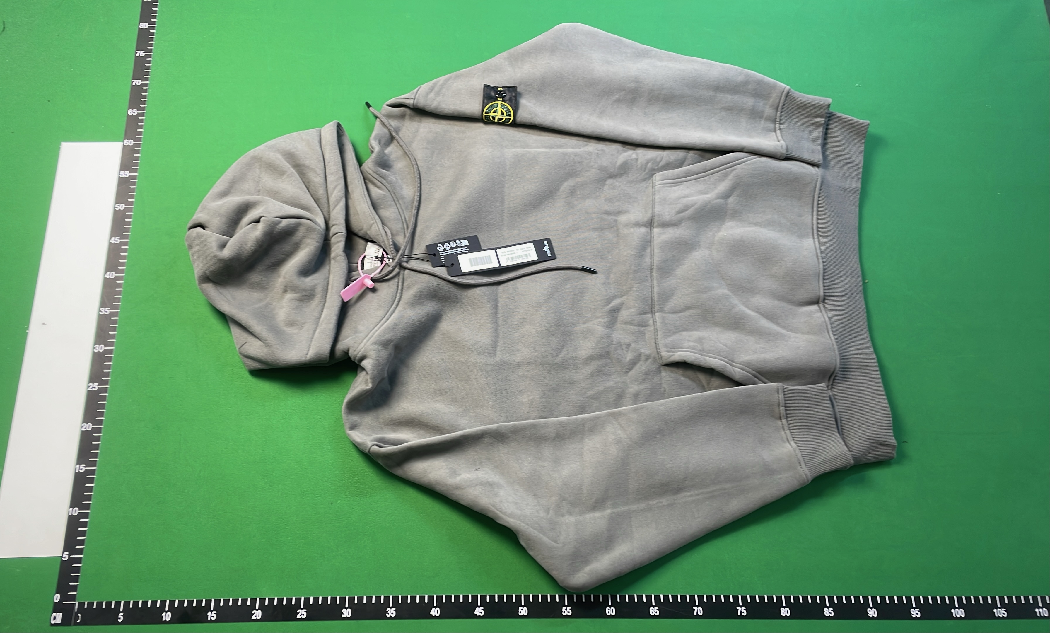 Stone Island Compass Patch Hoodie - Premium Cotton Blend Sweatshirt