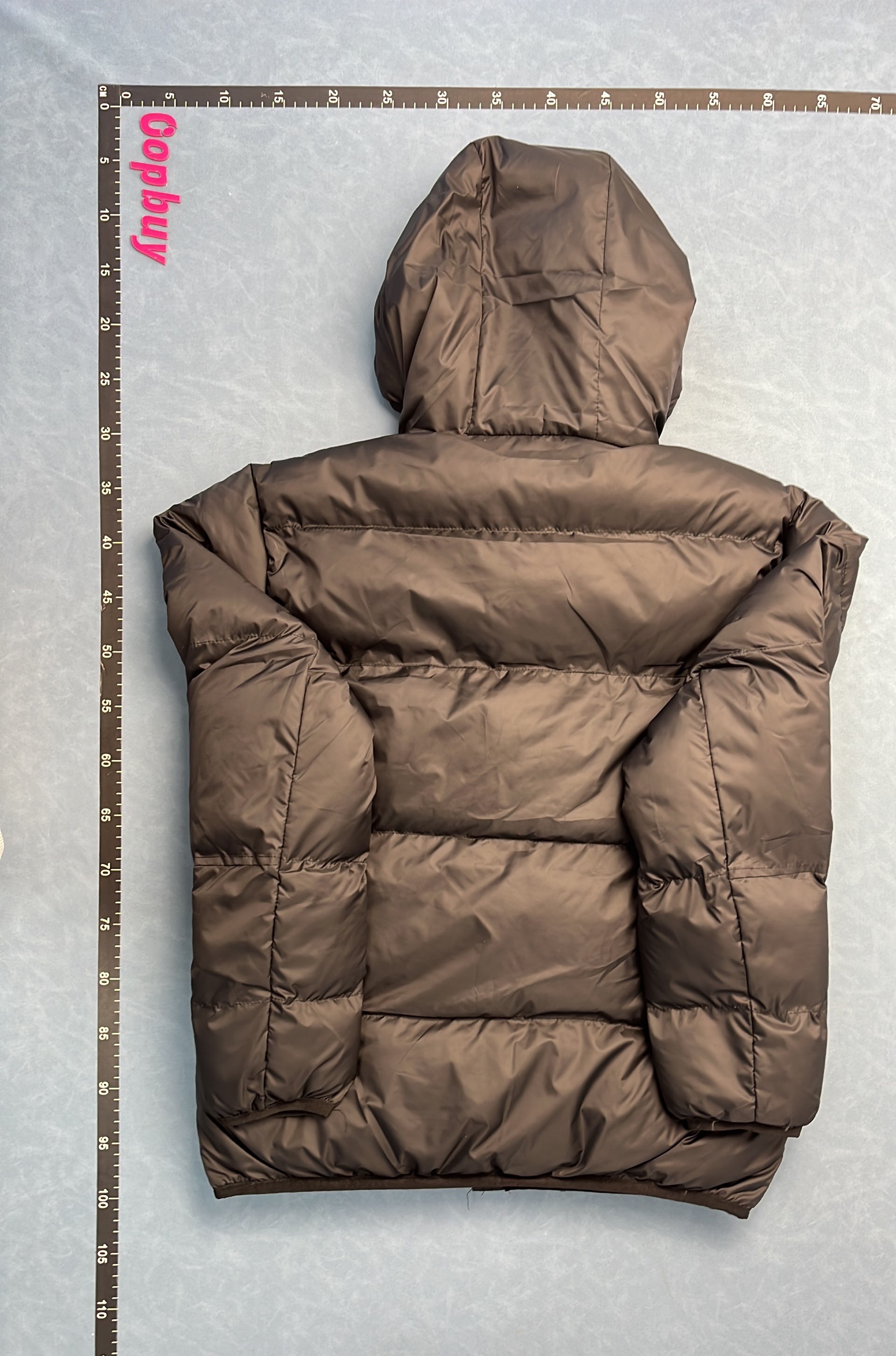 Nike Black Puffer Jacket with Hood and Logo