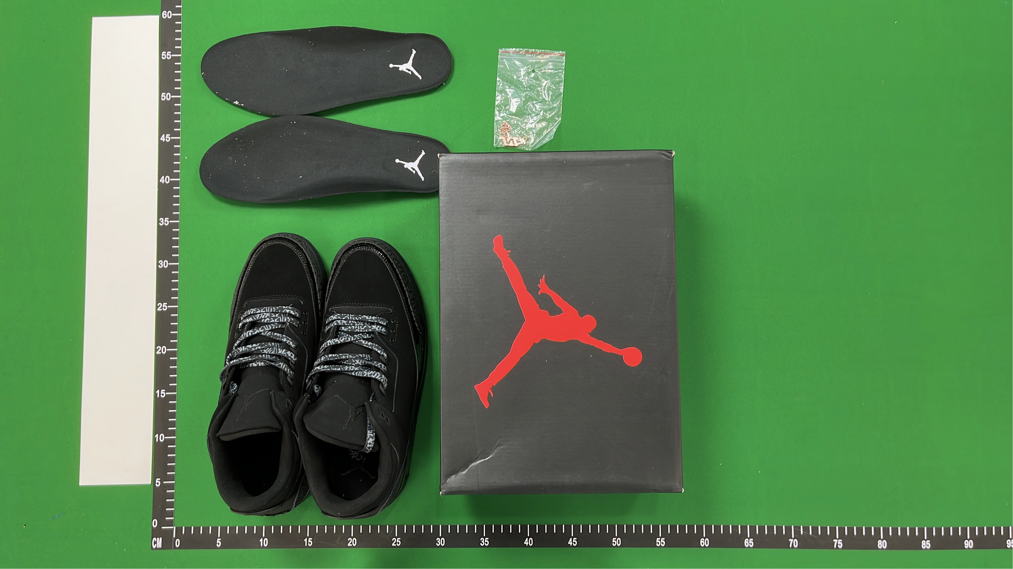 Nike Air Jordan 3 Black Patent Leather Sneakers