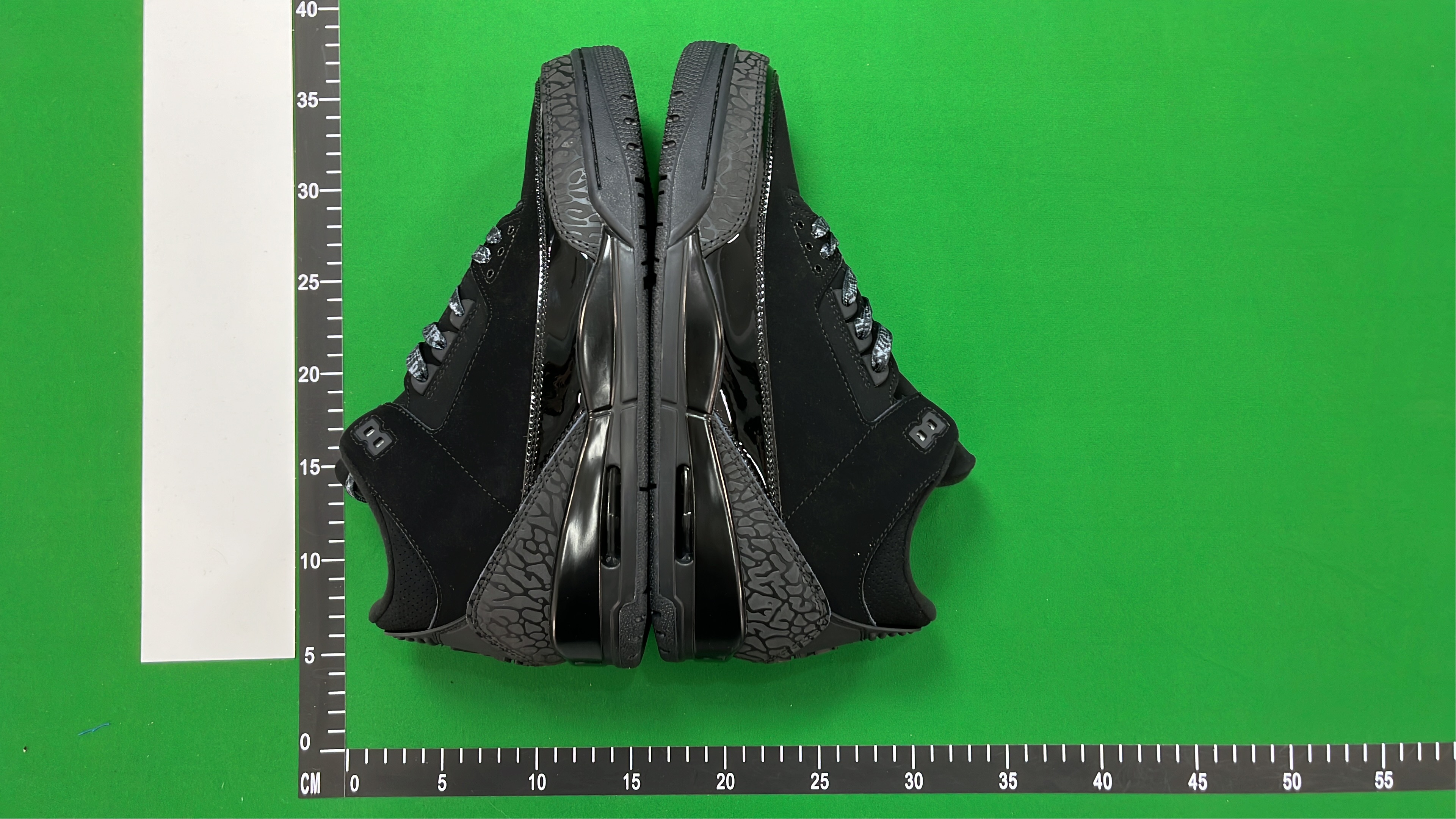 Nike Air Jordan 3 Black Patent Leather Sneakers