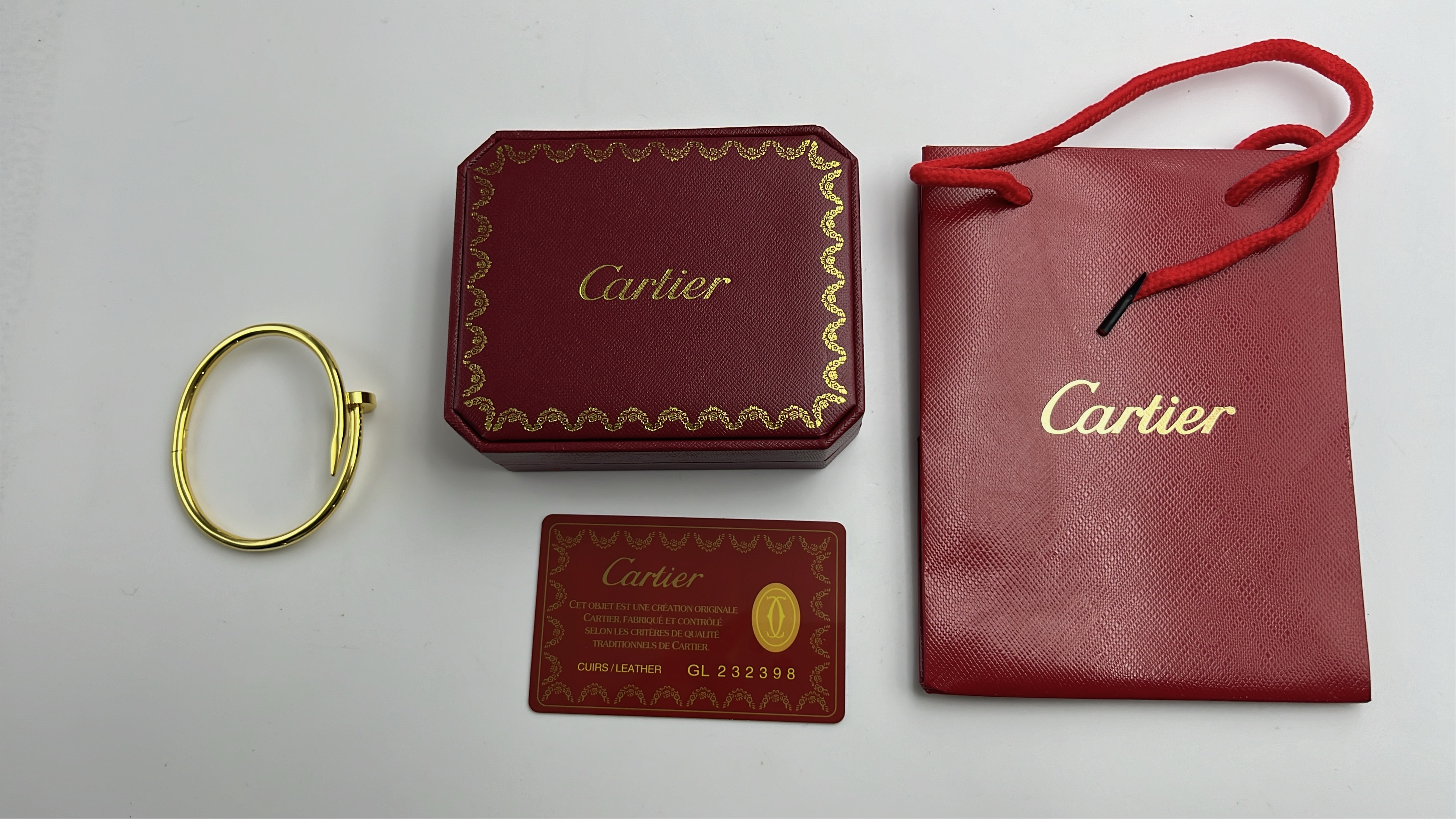 Cartier Juste un Clou Bangle Bracelet in Gold and Silver