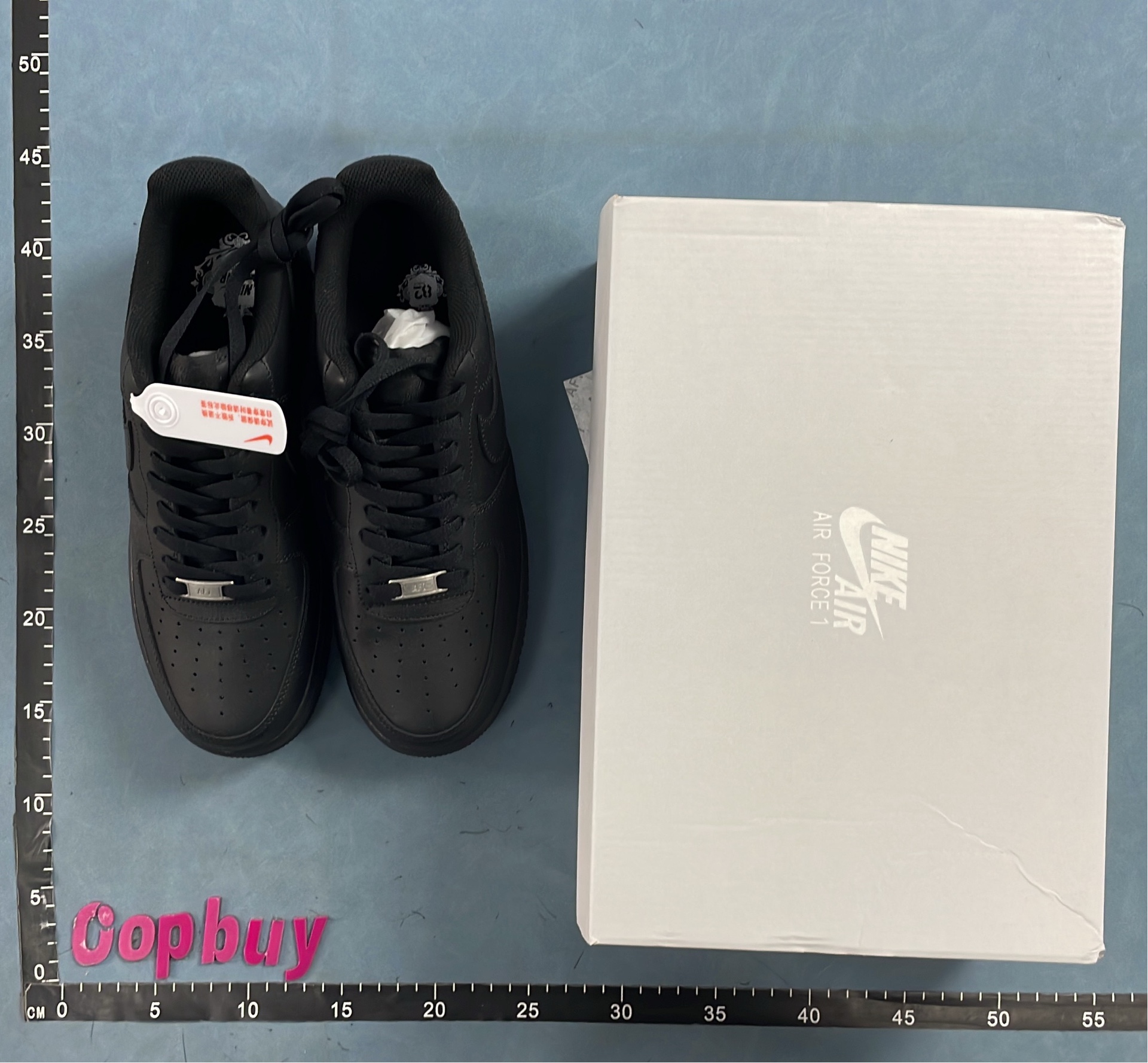 Nike Air Force 1 Zip White Sneakers with Cream Rope Laces