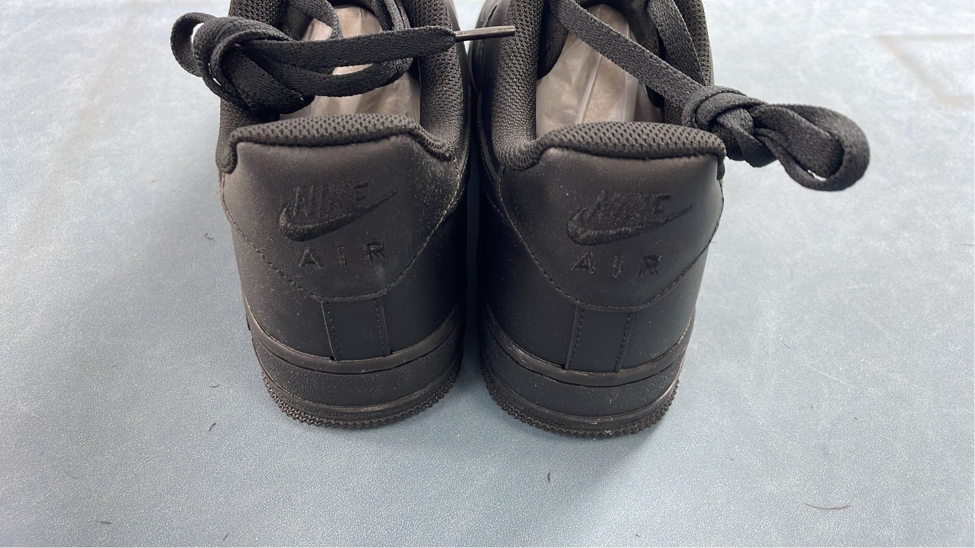 Nike Air Force 1 Zip White Sneakers with Cream Rope Laces