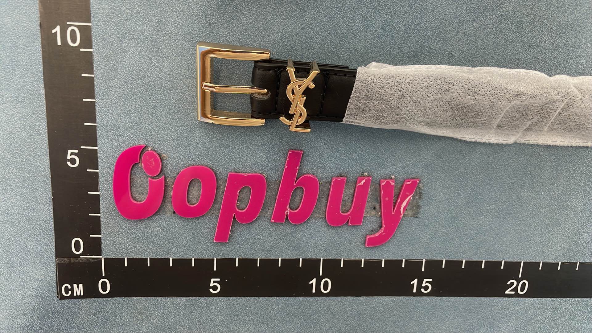 YSL Black Gold Vintage Belt - Elegant Fashion Accessory