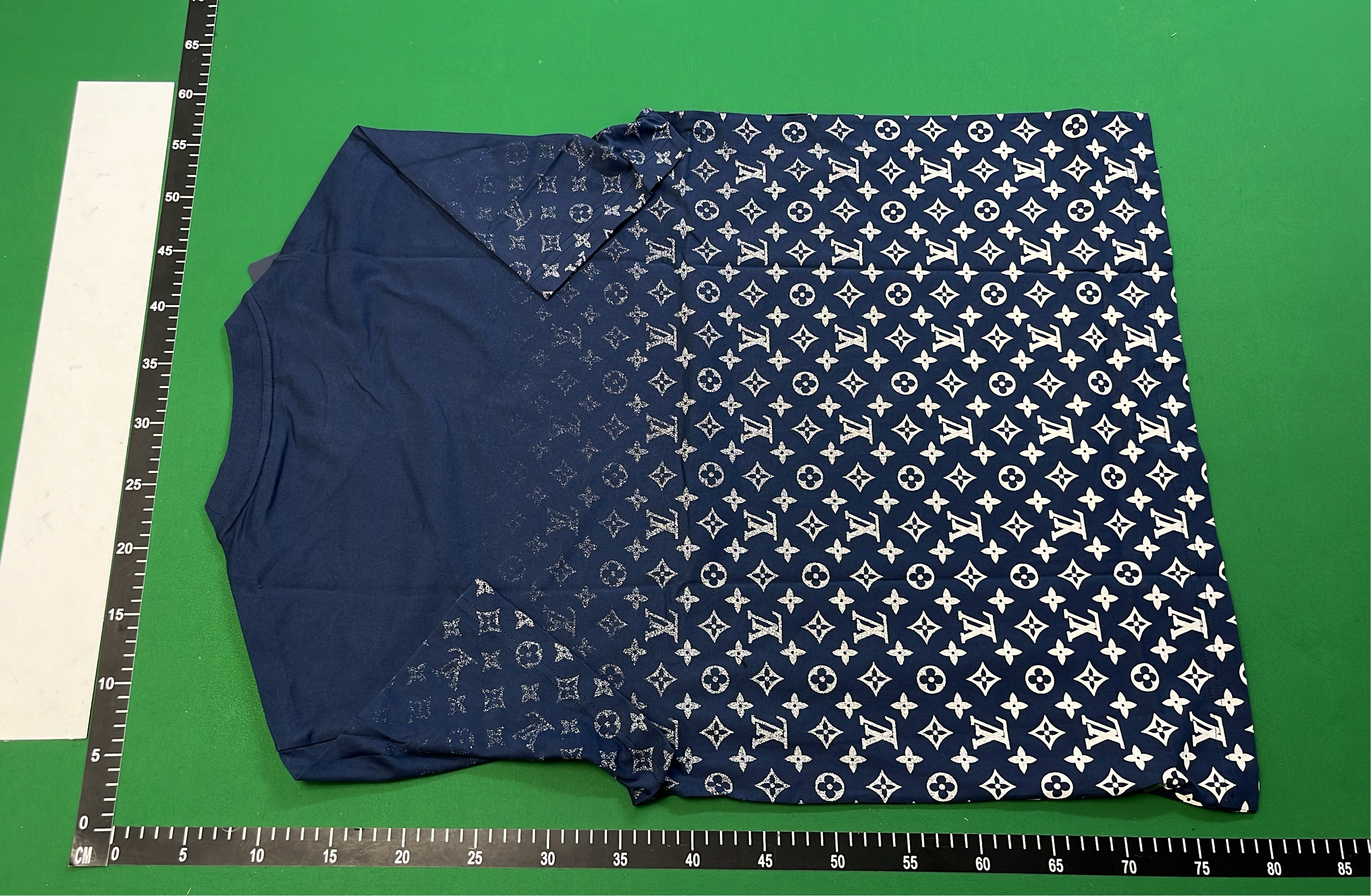 Abstract Brushstroke Navy T-Shirt