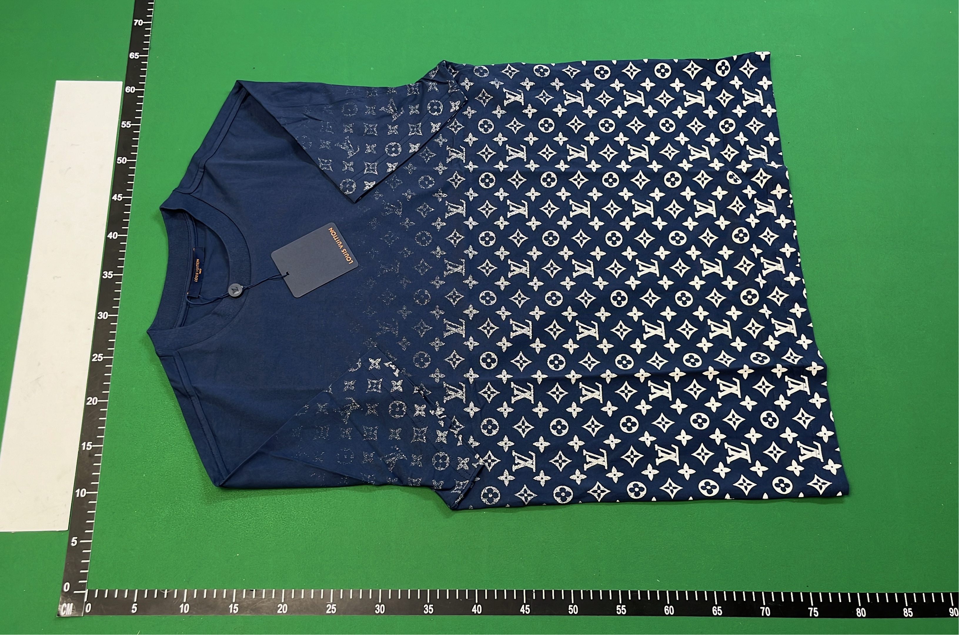 Abstract Brushstroke Navy T-Shirt