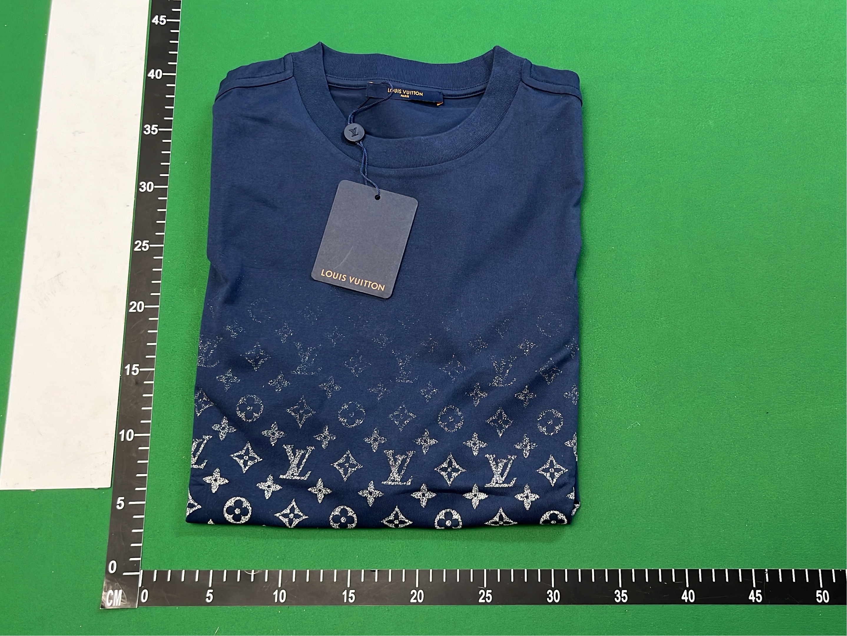 Abstract Brushstroke Navy T-Shirt