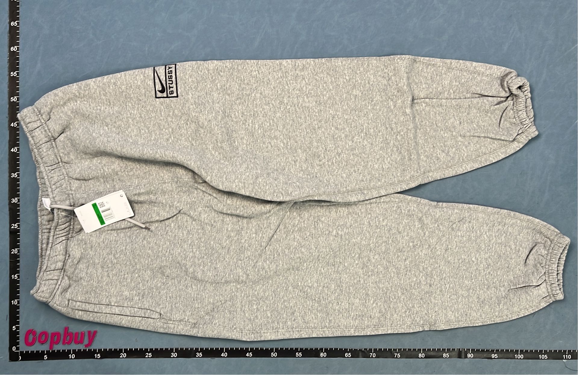 Men's Casual Fleece Jogger Pants - Gray & Black
