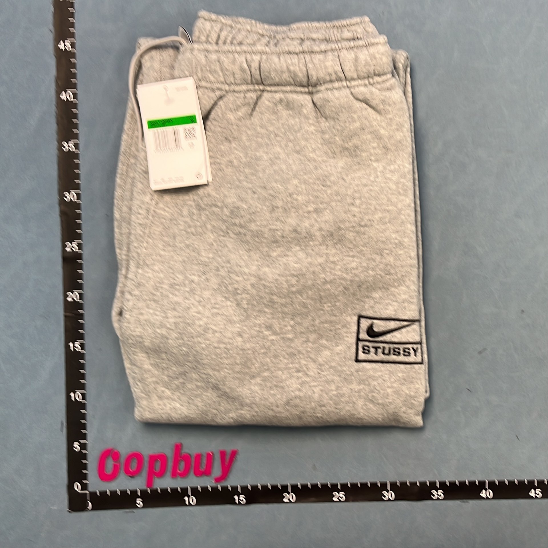 Men's Casual Fleece Jogger Pants - Gray & Black