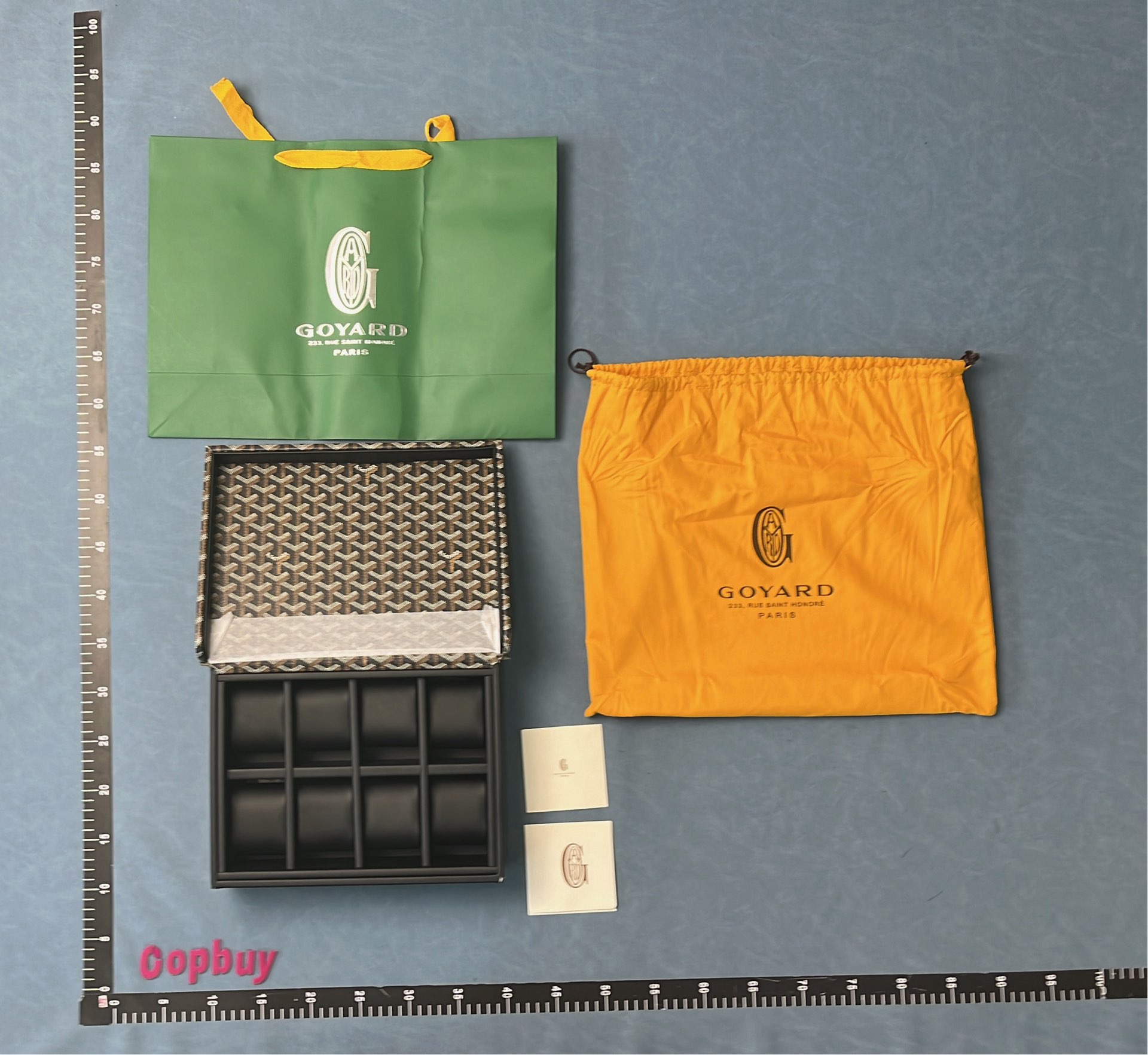 Goyard Paris 8-Piece Watch Box - Luxury Storage Case