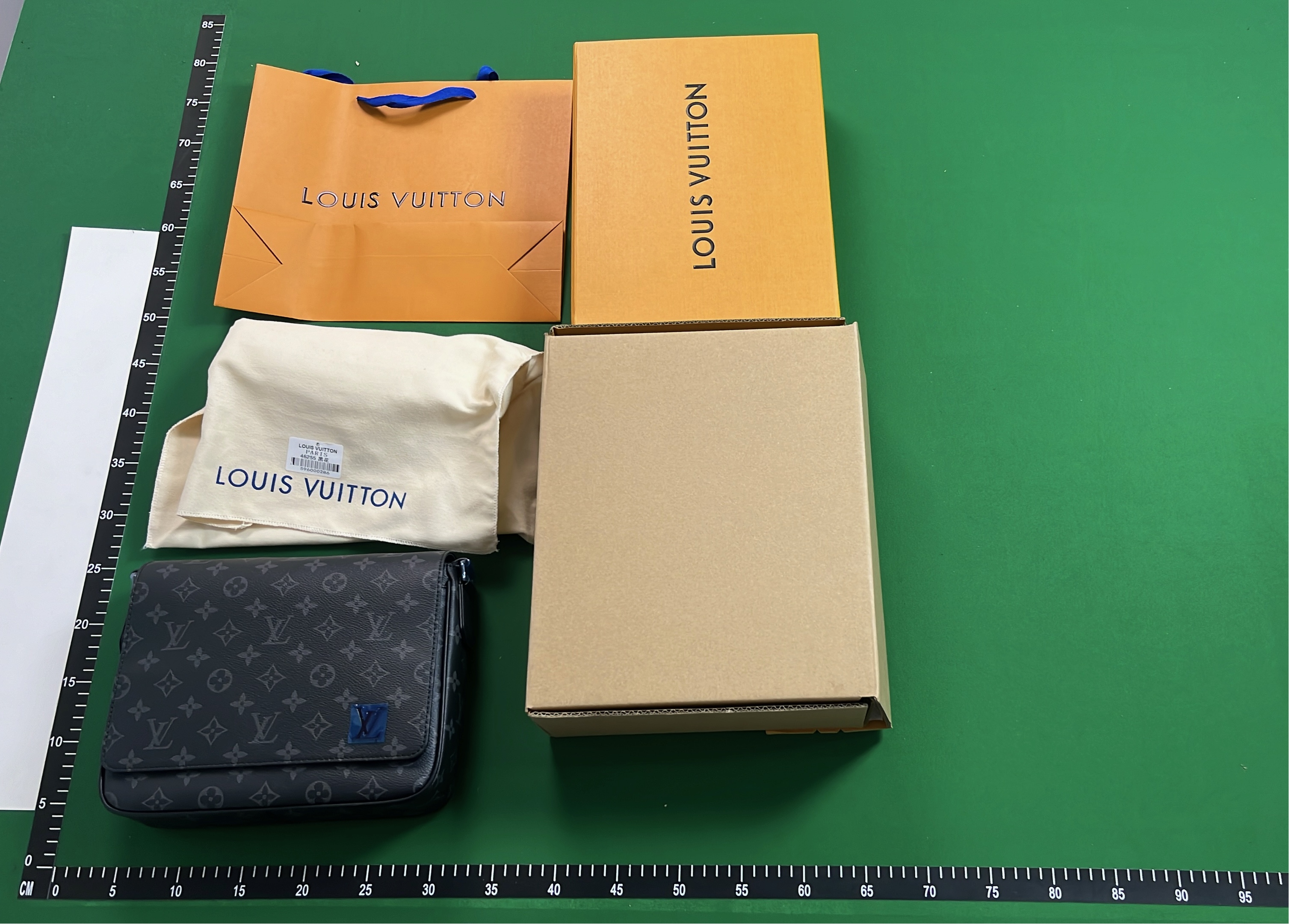LV Monogram Messenger Bag for Men Women