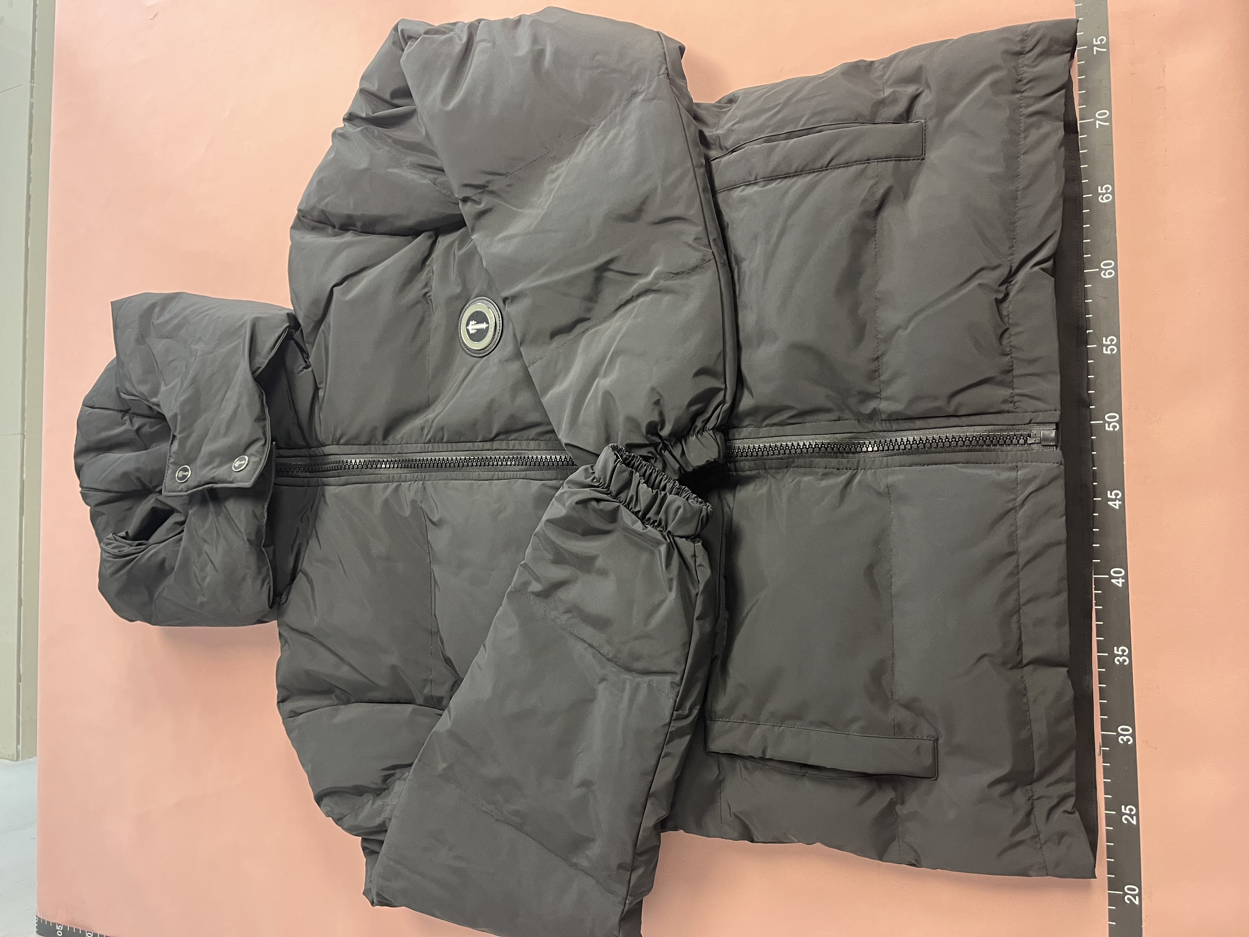 Black Hooded Puffer Jacket for Men - Winter Warm Coat