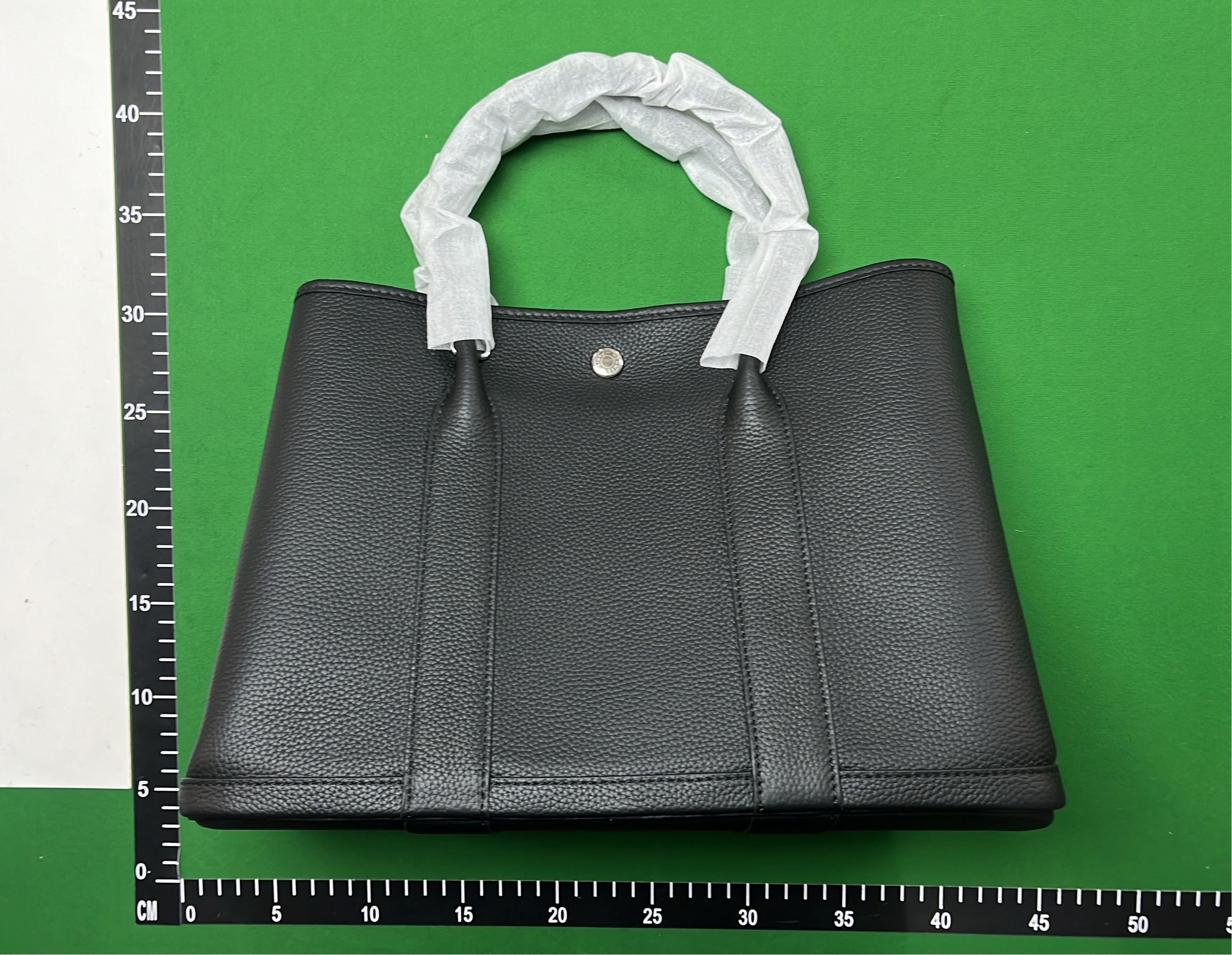 Black Leather Tote Bag for Women - Classic Design
