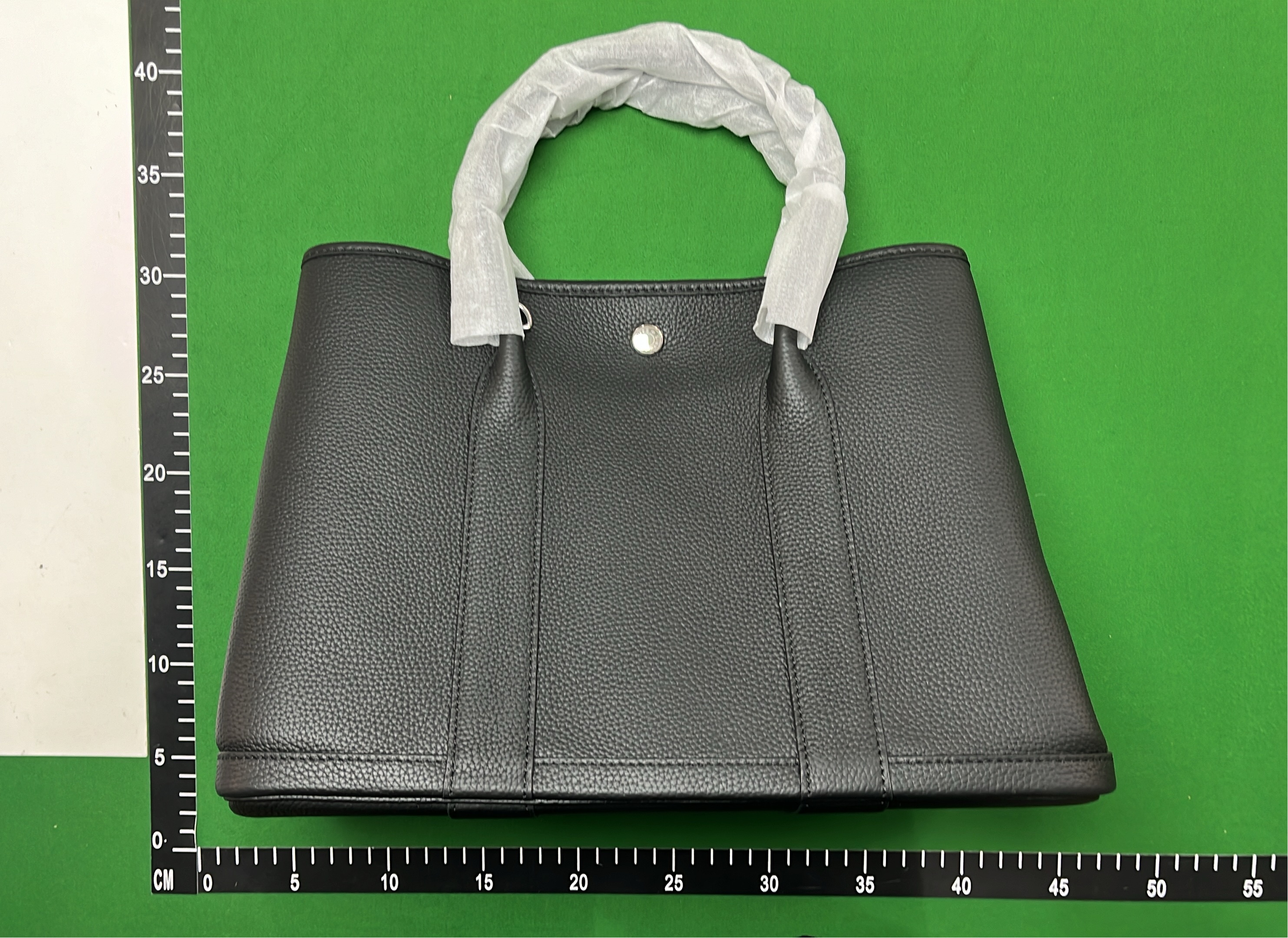 Black Leather Tote Bag for Women - Classic Design